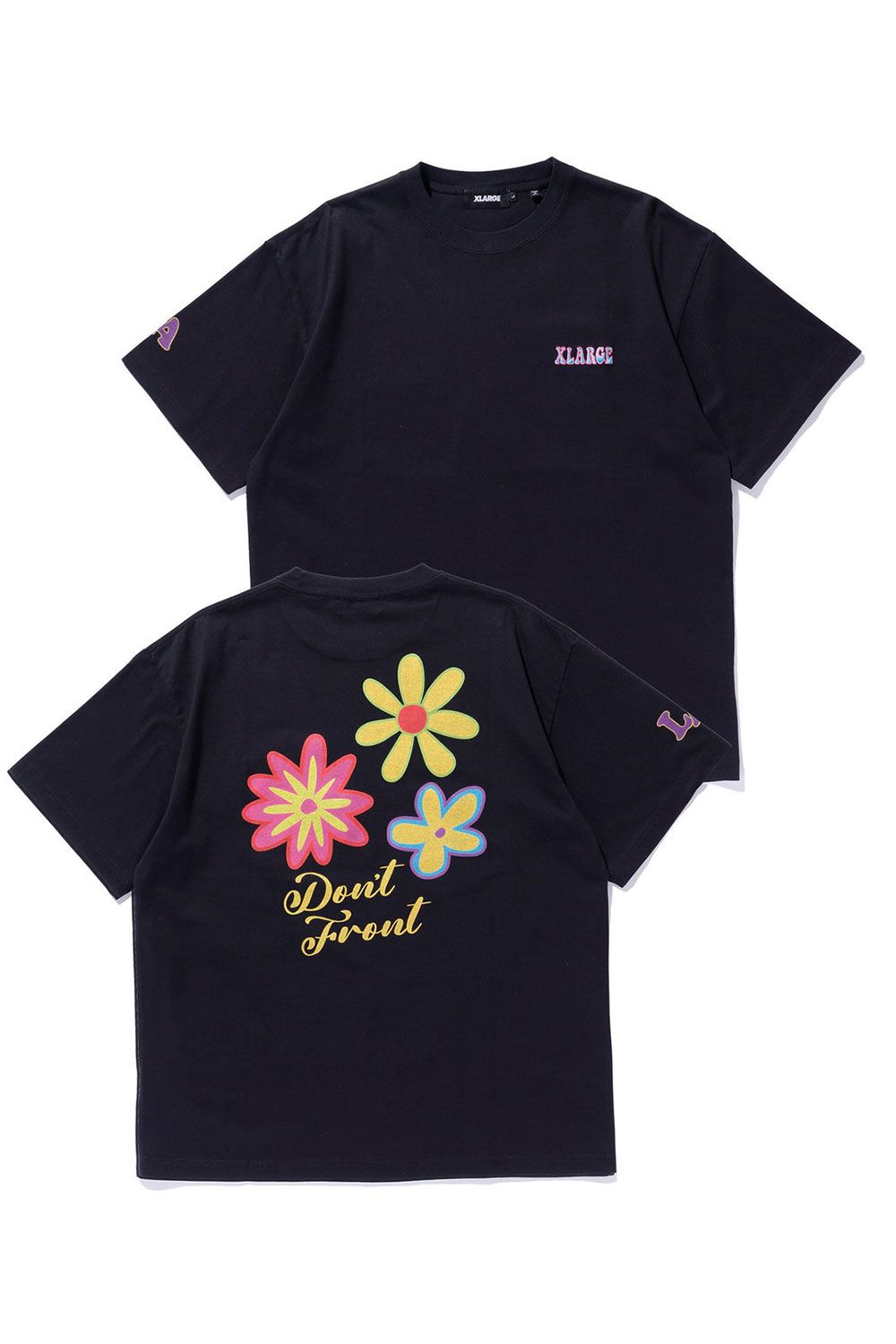 XLARGE - FLOWER S/S TEE / ブラック | Tempt