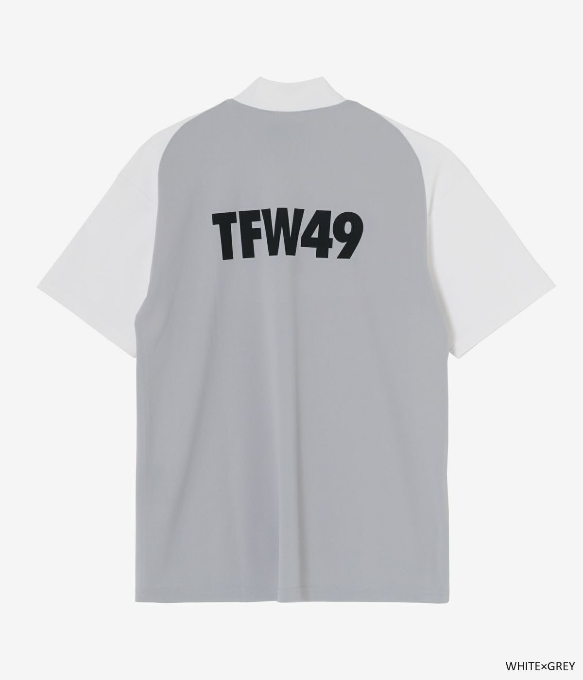 TFW49 - RELAX MOCK NECK T | モックネックシャツ | ホワイト×グレー