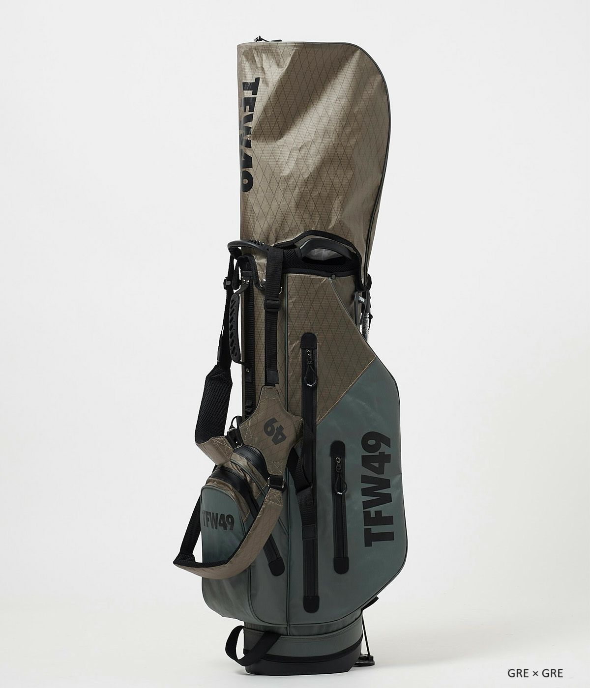 TFW49 - X-PAC CADDIEBAG | キャディバッグ | カモ×ブラック | ユニ