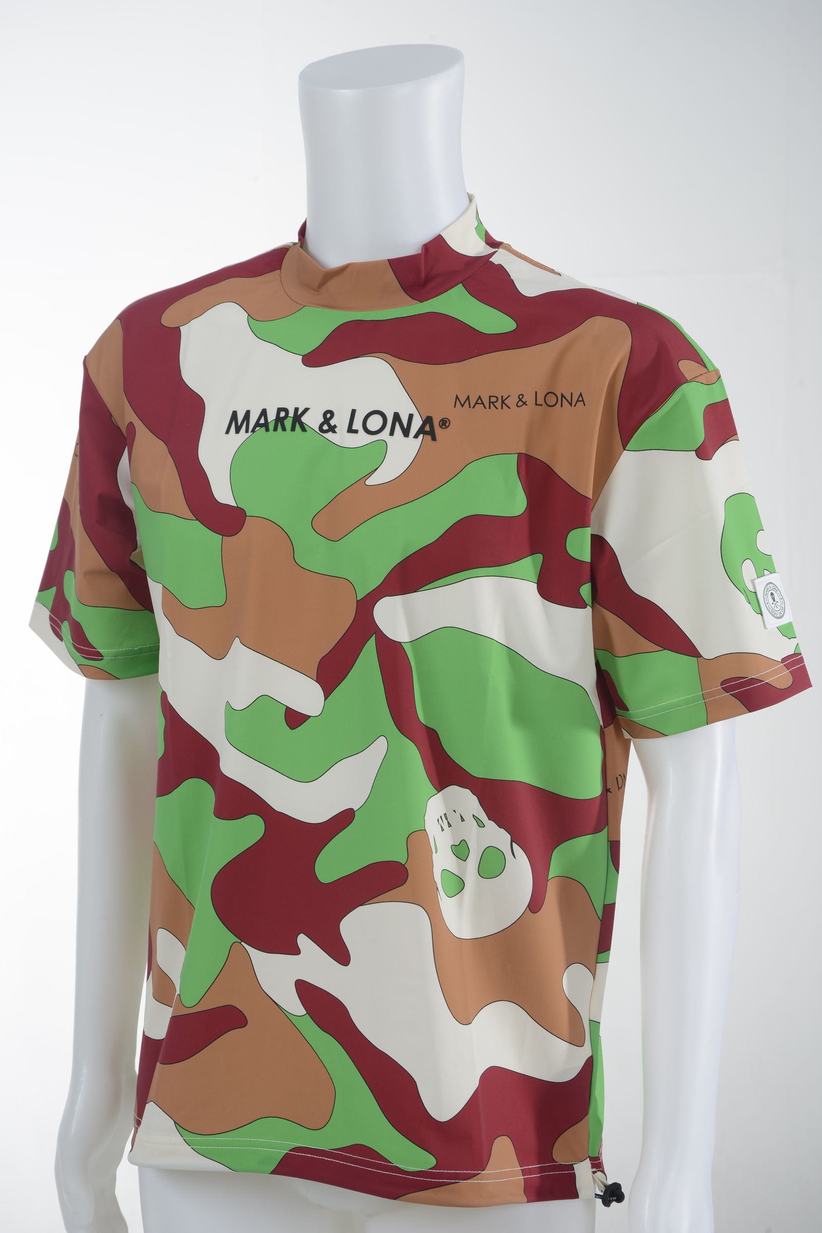 MARK&LONA - Milo Camo Tee | モックネック | 半袖Tシャツ