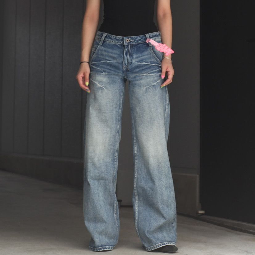 Fax Copy Express * - 【残りわずか】888 Low-Rise Oversized Jeans