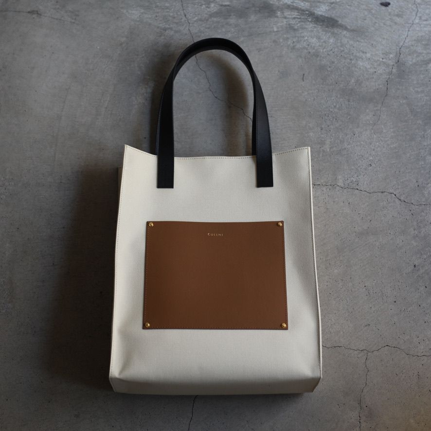 CULLNI - 【残り一点】Leather Pocket Canvas Tote | ACRMTSM ONLINE STORE