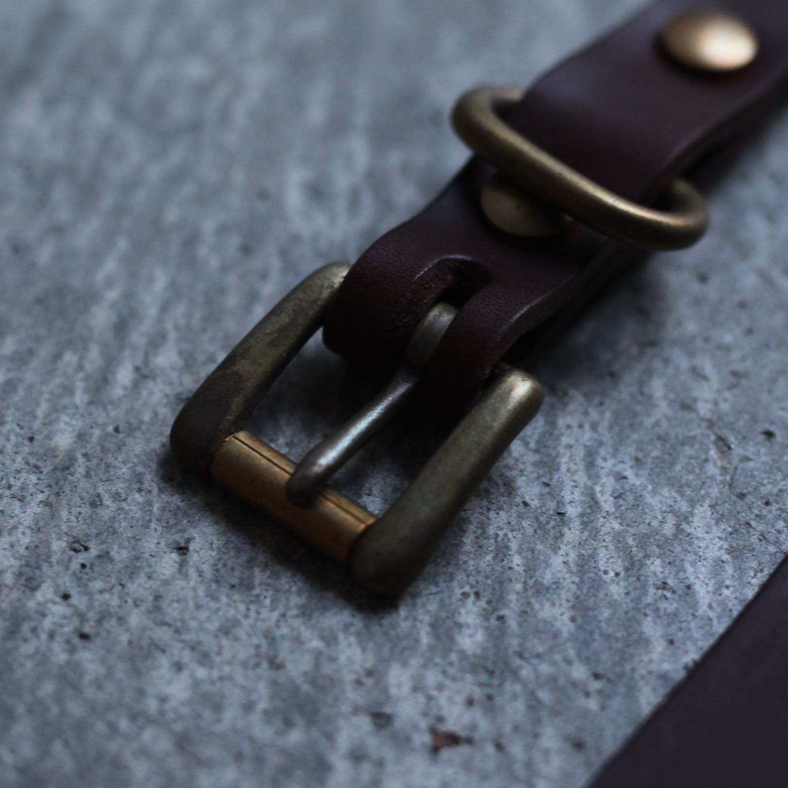 YOKO SAKAMOTO - 【残りわずか】Standard Belt Slim(BROWN×GOLD