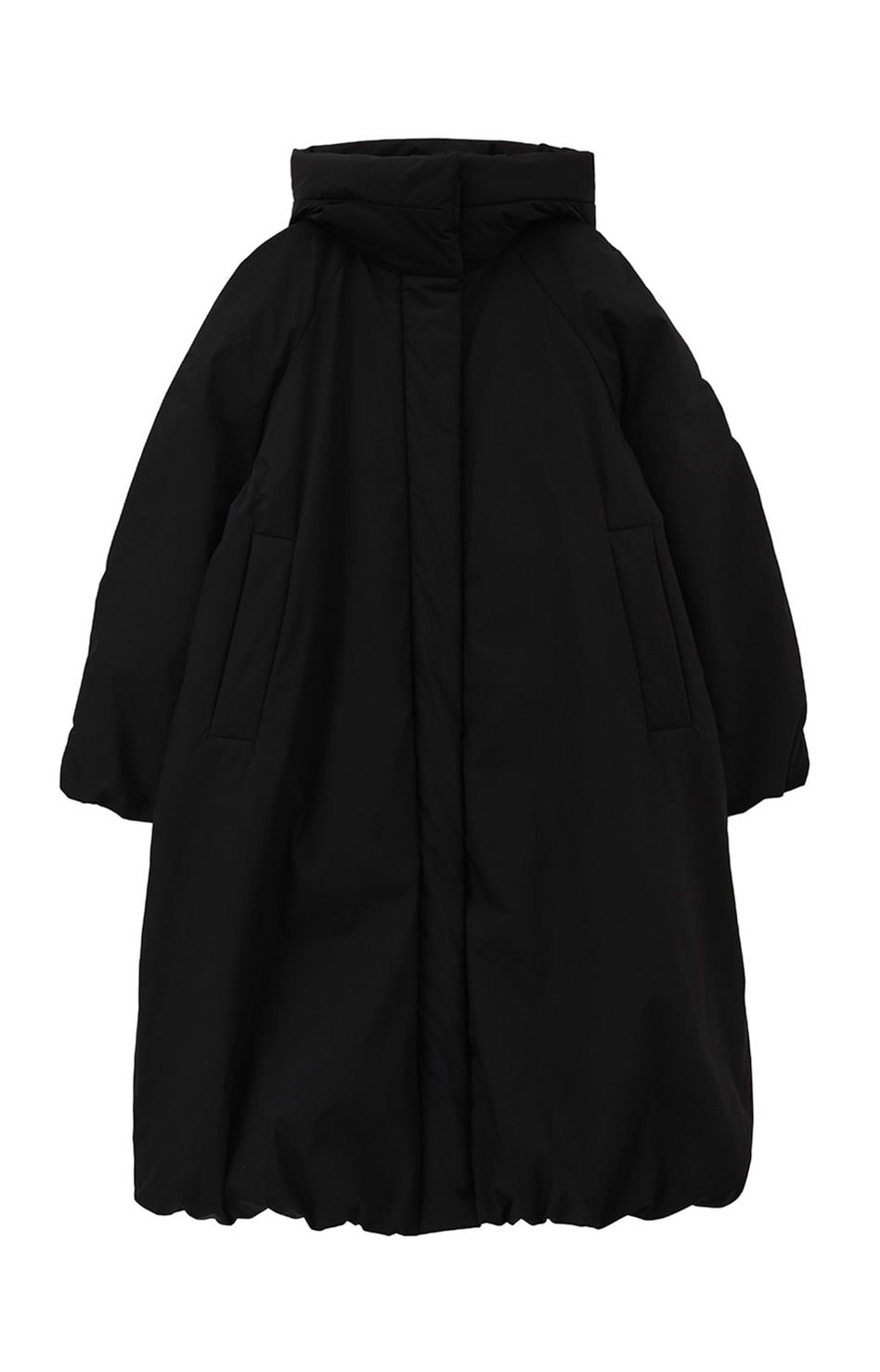 CLANE - バルーン フーディ ロングダウンコート - BALLOON HOODIE LONG