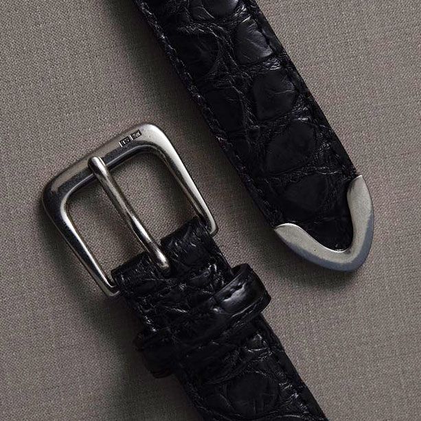 THE SOLE - SUPREME ダブルリングベルト クロコダイル 30mm幅