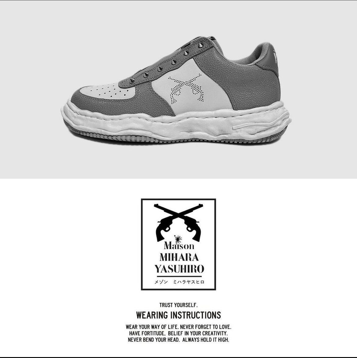 スタッズコラボスニーカー発売 Maison MIHARA YASUHIRO × roarguns 3