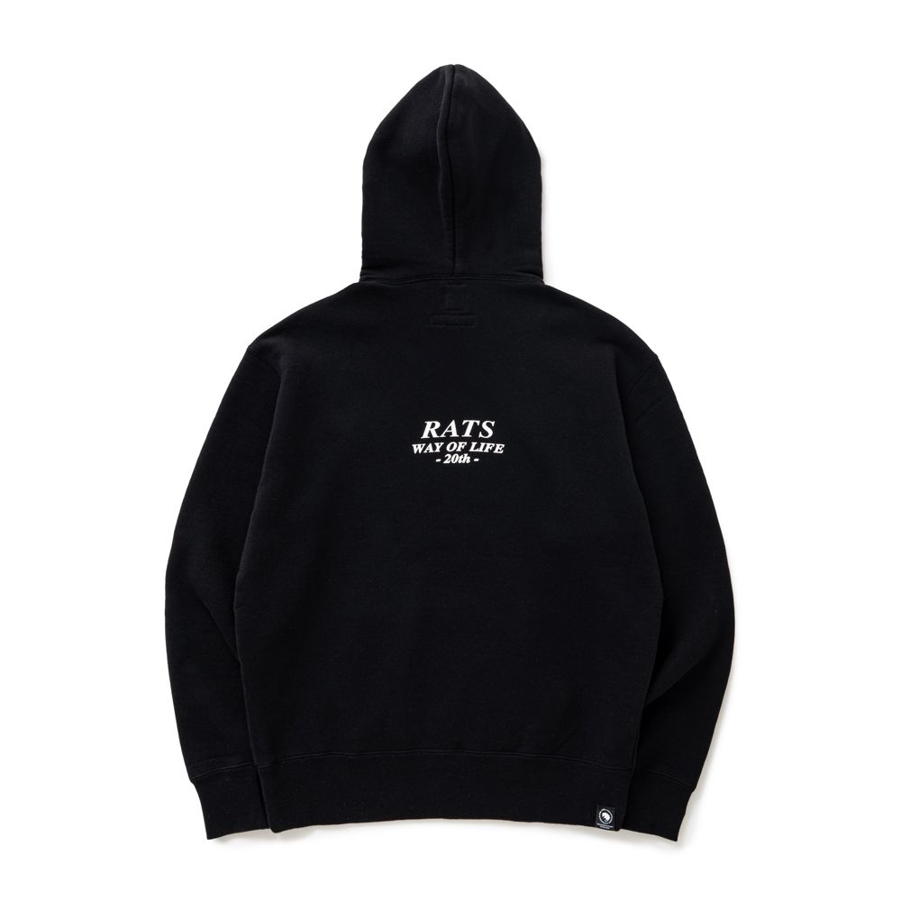 RATS - 20th RATS × NEIGHBORHOOD / HOODIE - BLACK / プルオーバー