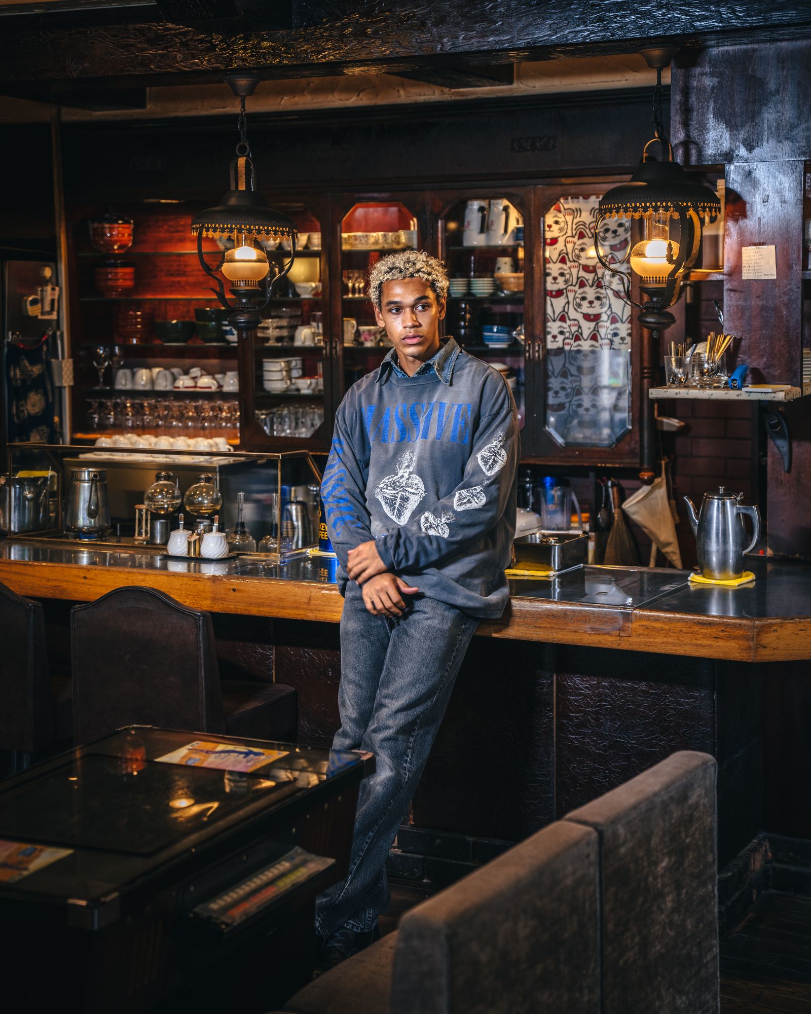 SAINT M×××××× - SM-A23-0000-011 / L/S TEE / MASSIVE / ロンT