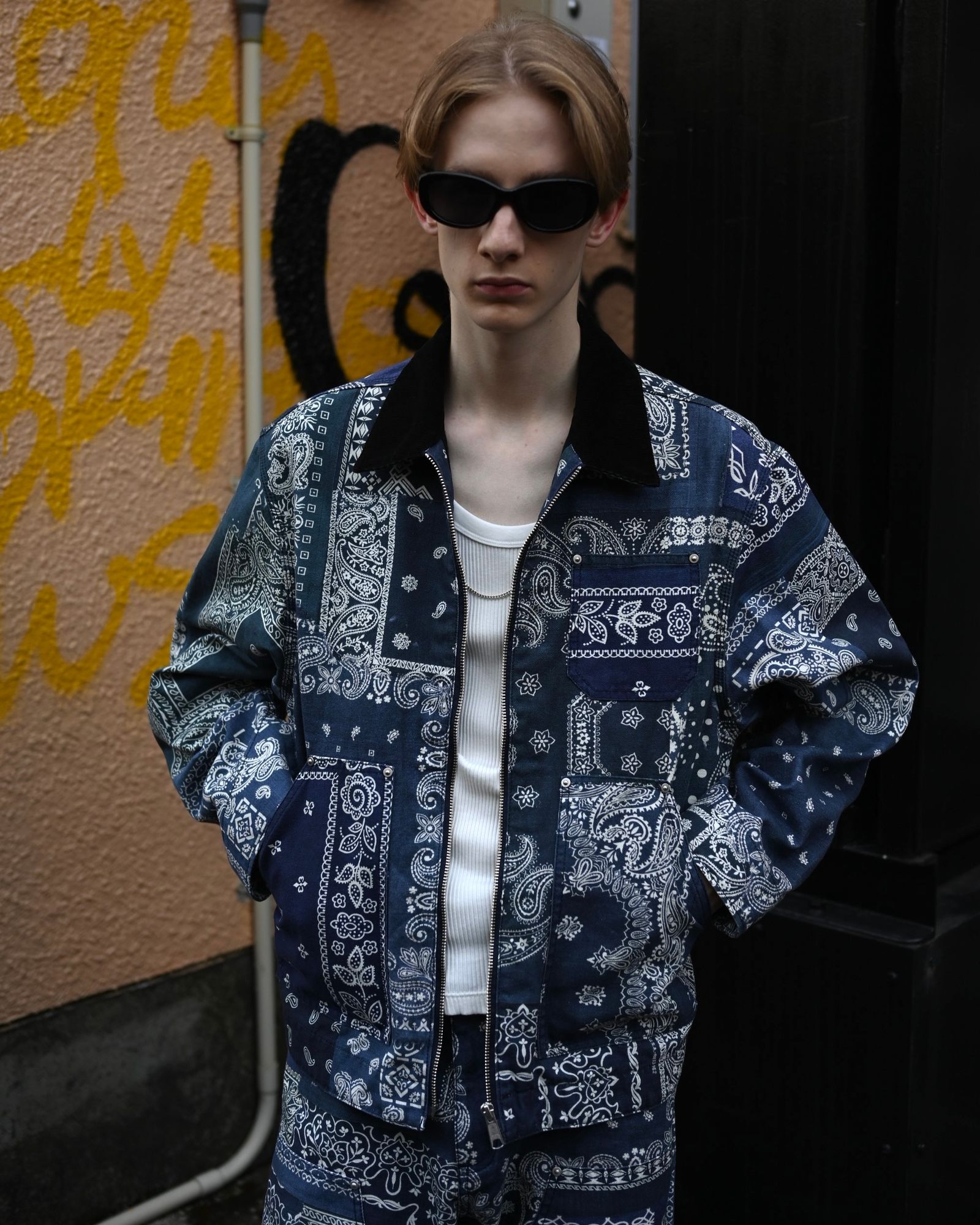 MIYAGIHIDETAKA - 【残りわずか】Bandana Jacket / バンダナジャケット