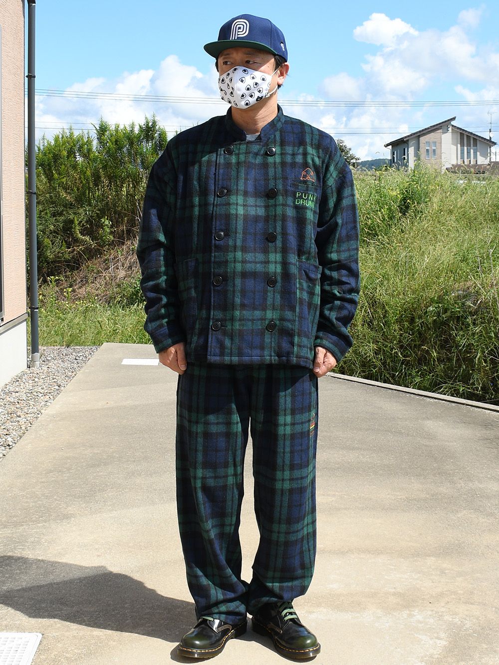 PUNK DRUNKERS - 鮫人チェックシェフJKT | DOLL