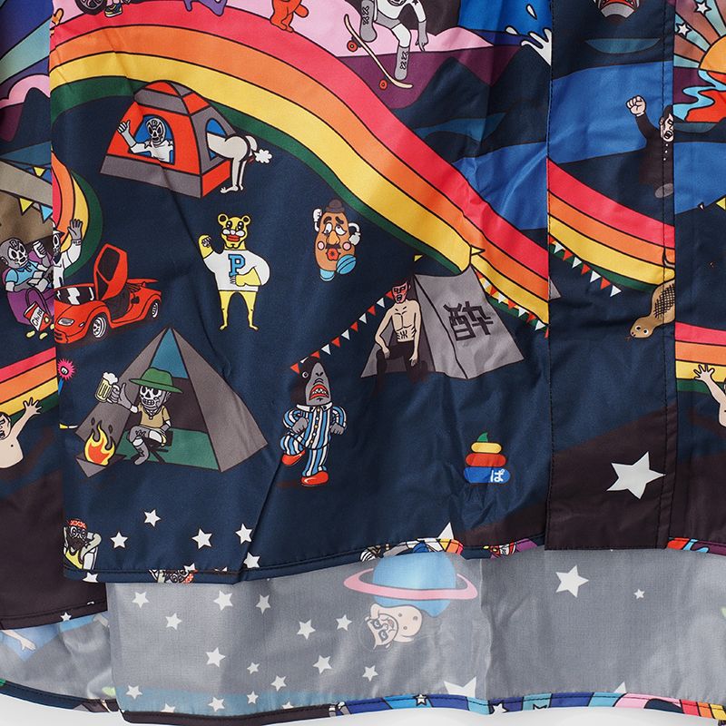 PUNK DRUNKERS - [丘キャンパーズ×kiu]夢の村レインポンチョ | DOLL