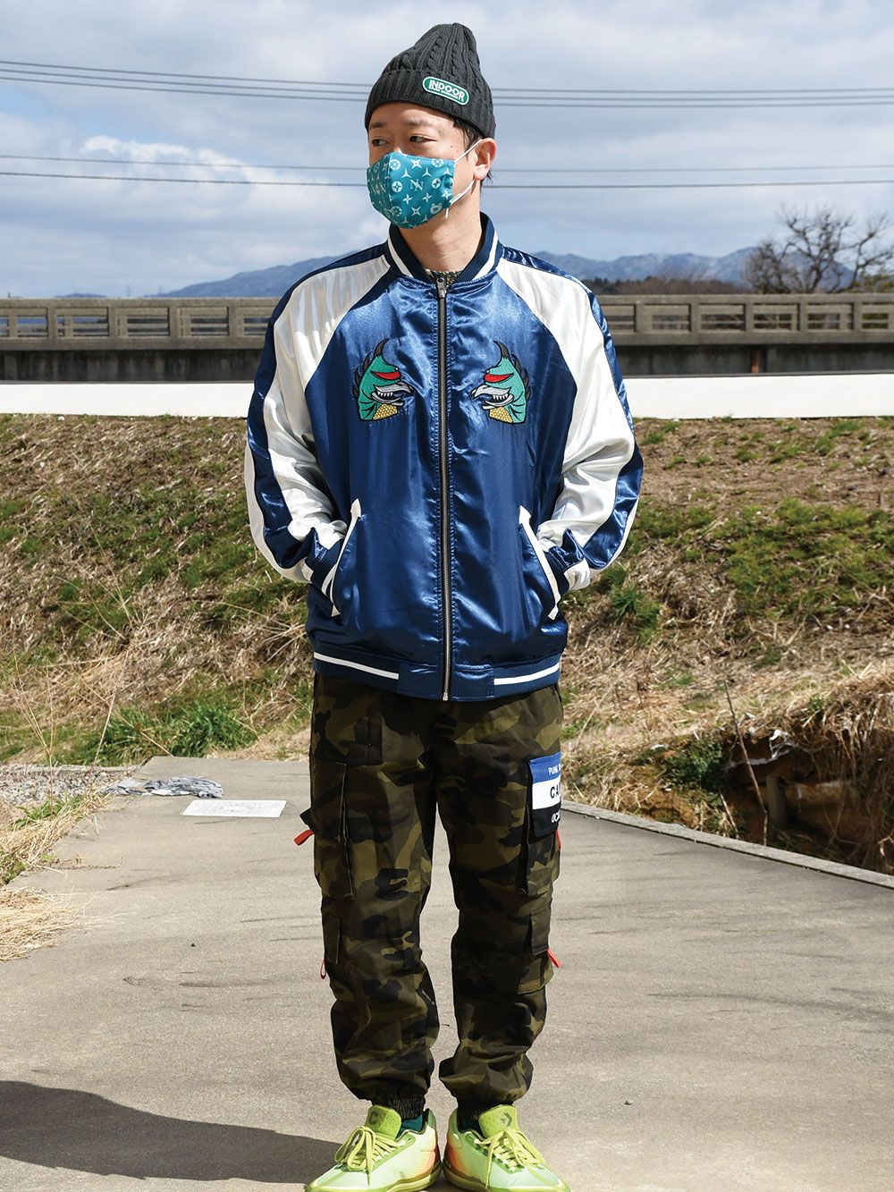 PUNK DRUNKERS - [PDSxGODZILLA] ガイガン&ヘドラ リバスカジャン | DOLL