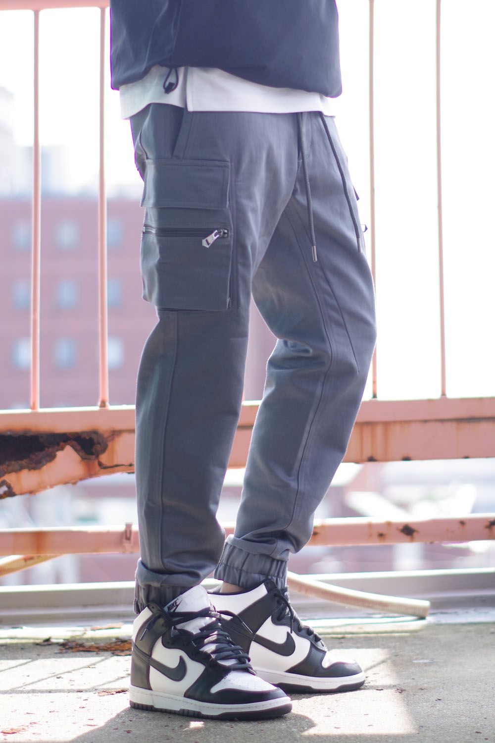 1PIU1UGUALE3 RELAX - NEW CARGO PANTS / ドローコード カーゴパンツ