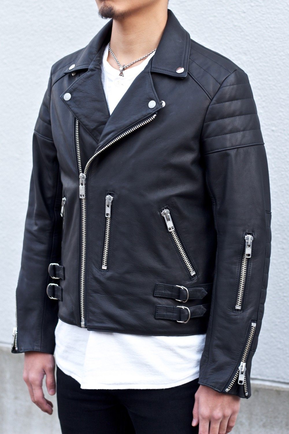 blackmeans - 945-78TJ08-5 / ライダースジャケット（ブラック