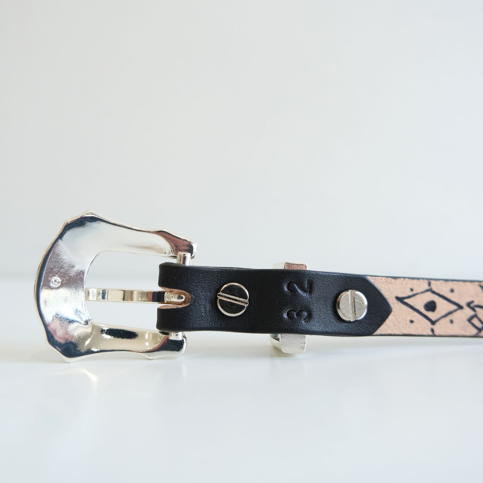 SEVEN BY SEVEN - NARROW WESTERN BELT / ベルト / Rooster King & Co