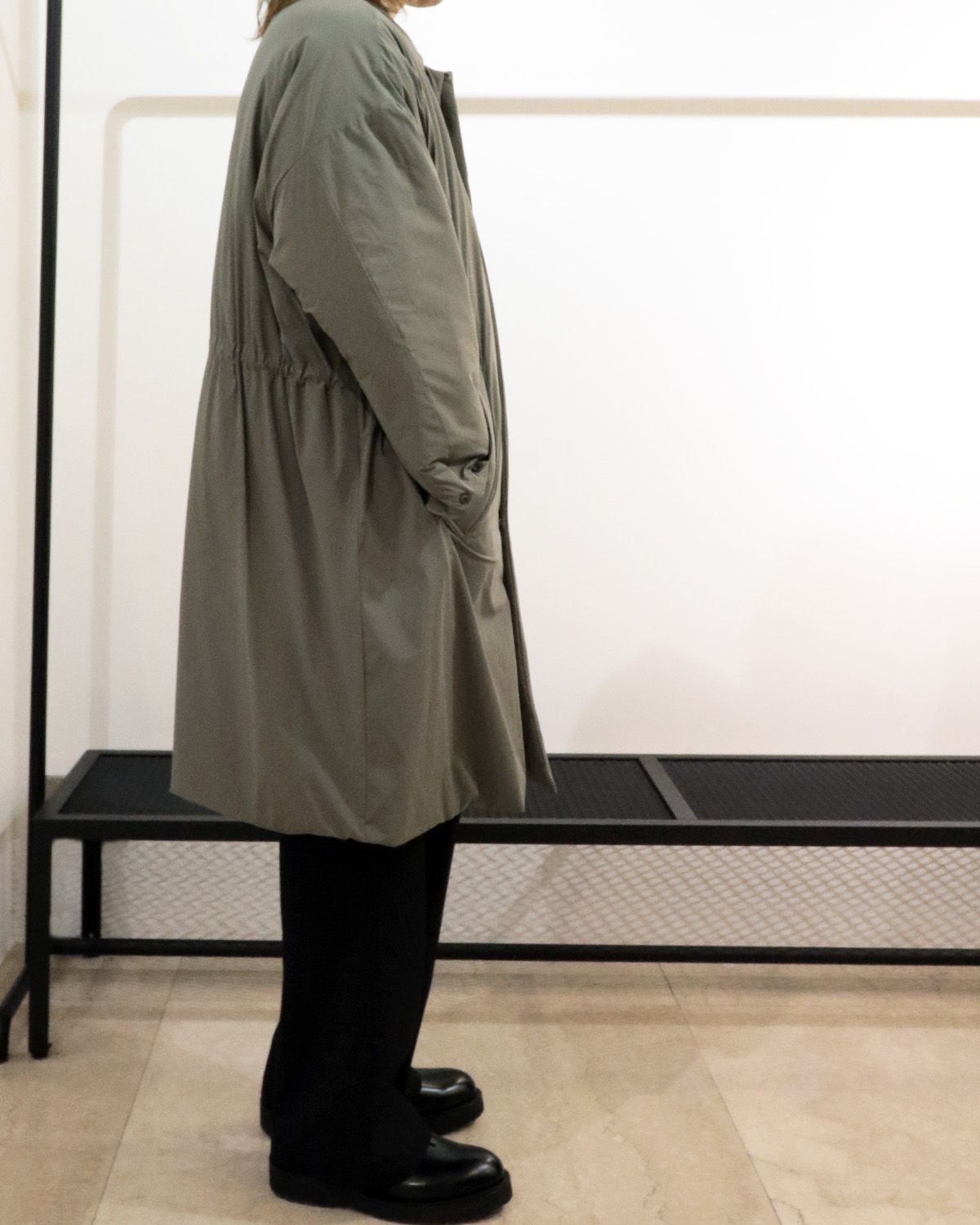 N.HOOLYWOODのアイテムを着用にてご紹介、冬はやっぱりプリマロフトを