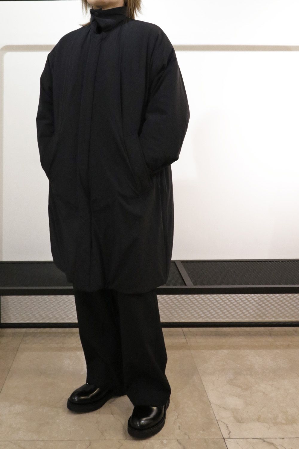 N.HOOLYWOODのアイテムを着用にてご紹介、冬はやっぱりプリマロフトを