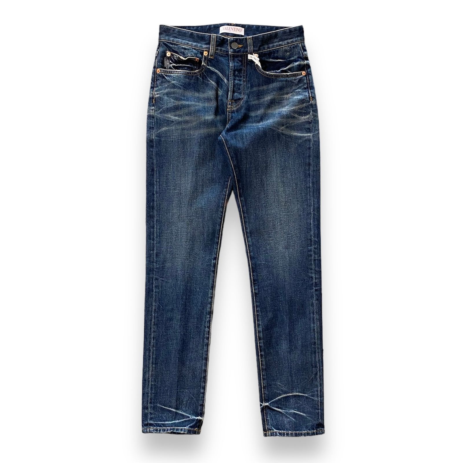 VALENTINO - メタリック Vディテール デニムパンツ / ジーンズ