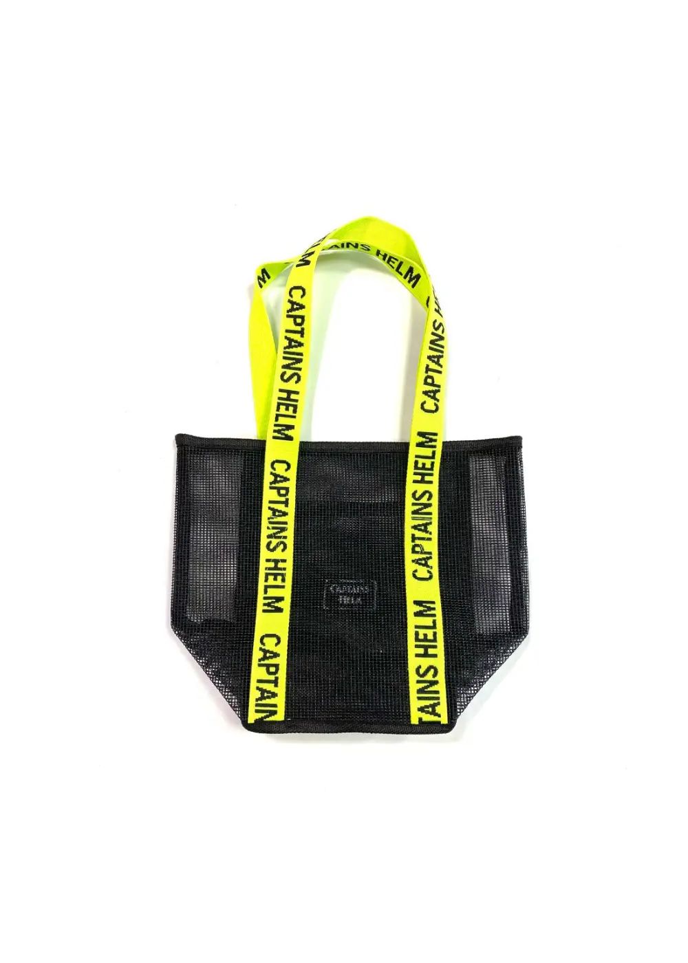 CAPTAINS HELM - MESH TOTE BAG M (BLACK) / メッシュ トートバッグ
