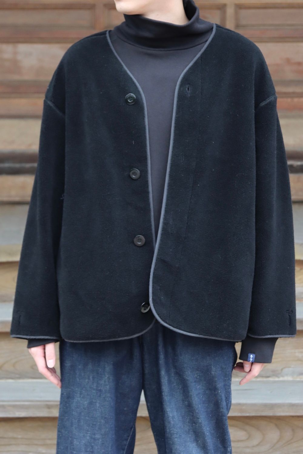 Graphpaper Wool Boa Liner Blouson(GM213-70207) style.2021.9.20