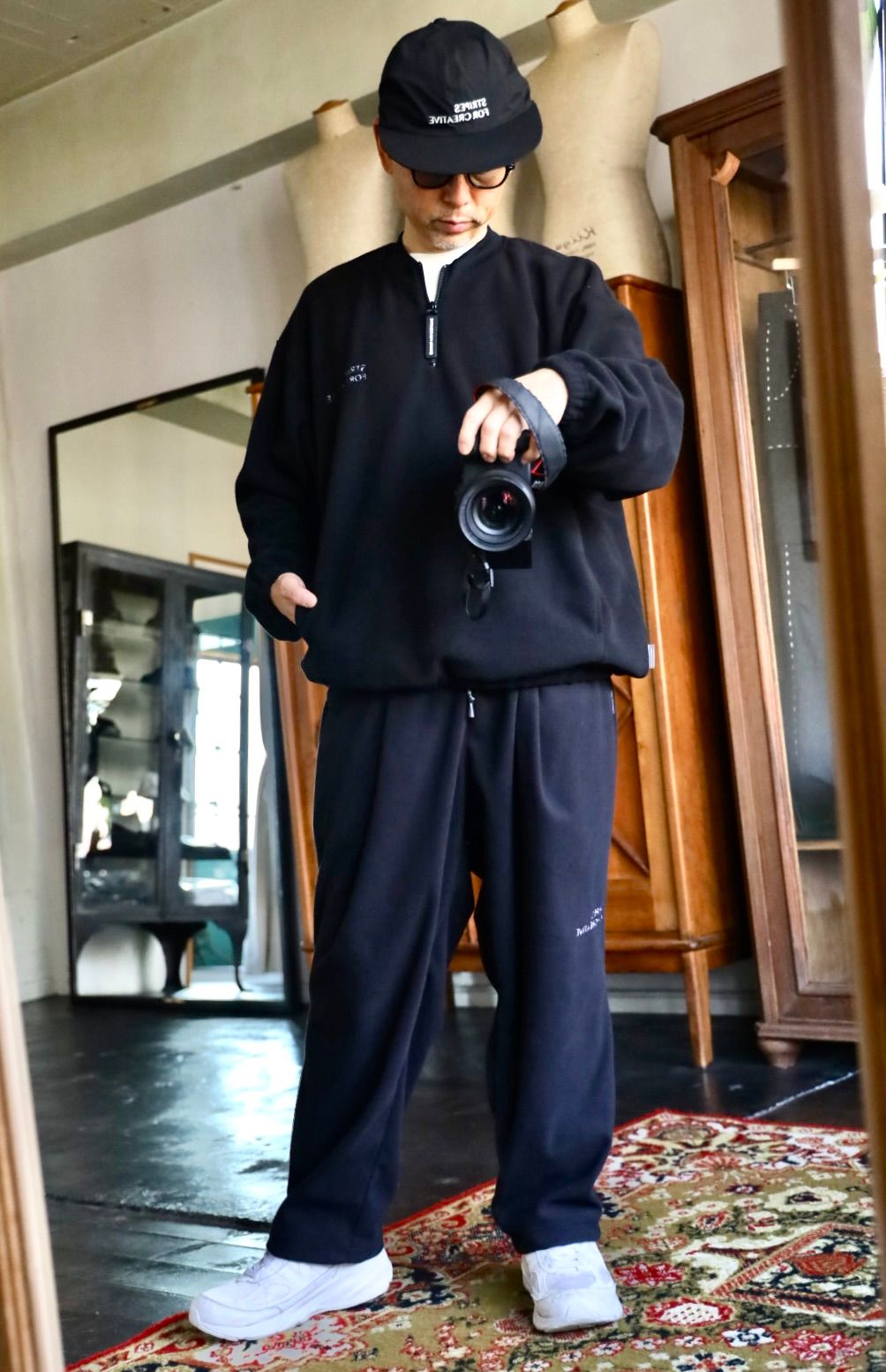 S.F.C FLEECE BASEBALL HALF ZIP JACKETスタイル | 7626 | MARK