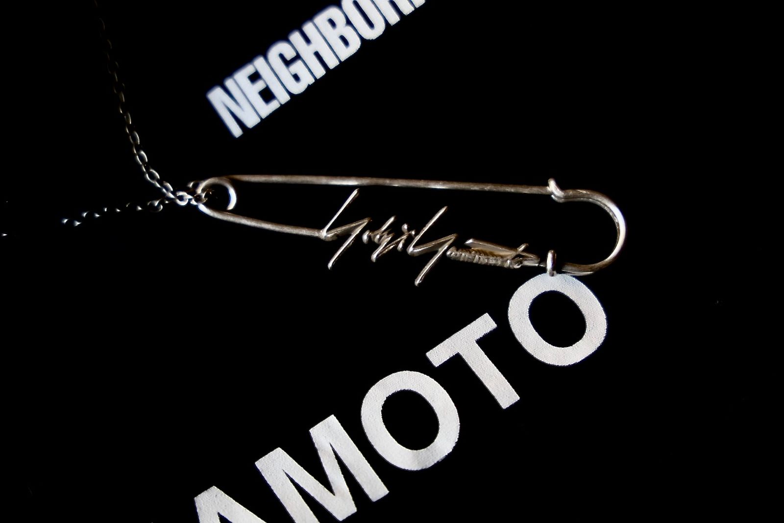 yohji yamamoto - ヨウジヤマモト ネックレス,ピンANTIQUE SV COAT