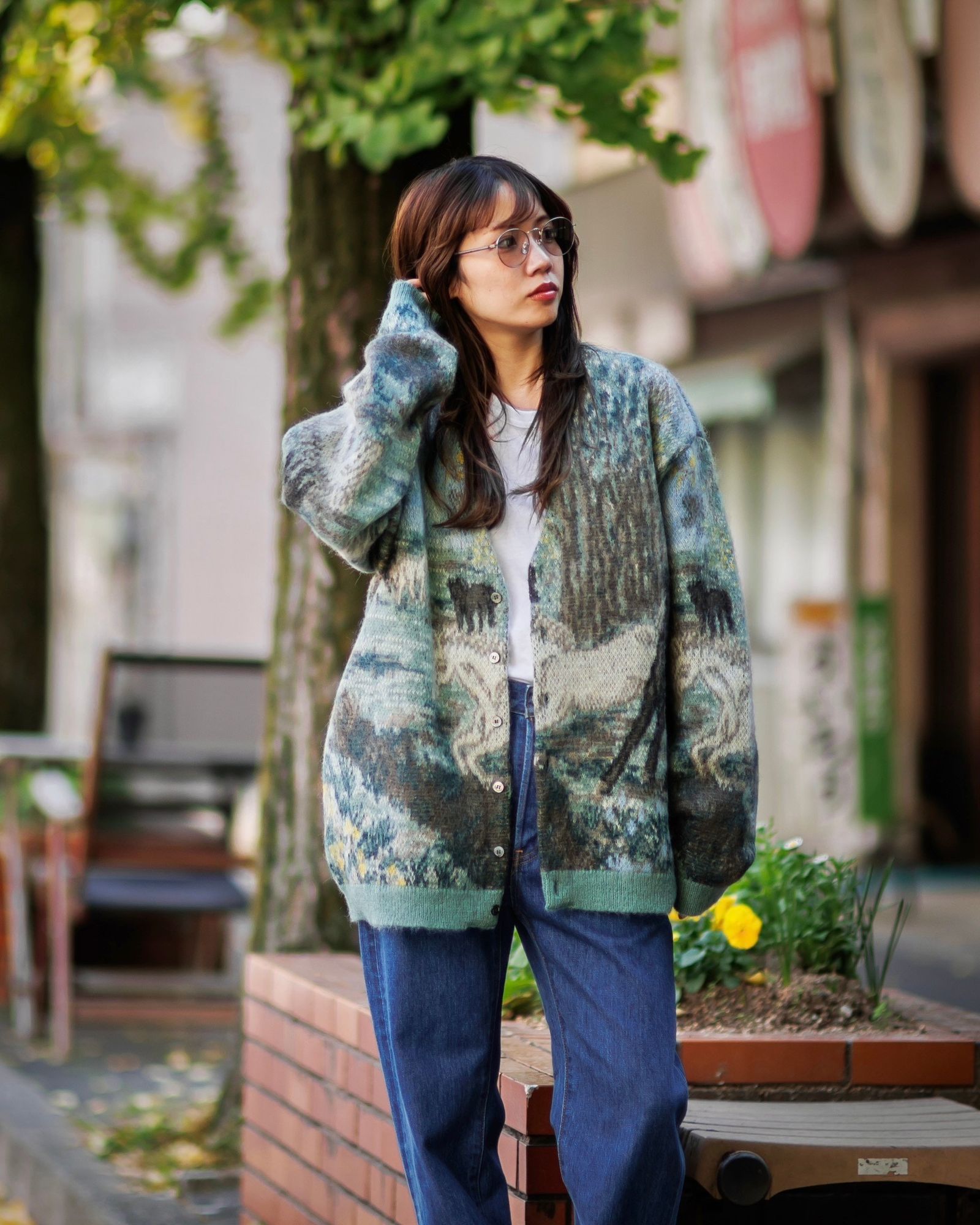 YOKE - ヨーク25SS HORSE JAQUCARD MOHAIR CARDIGAN - KEITA MARUYAMA