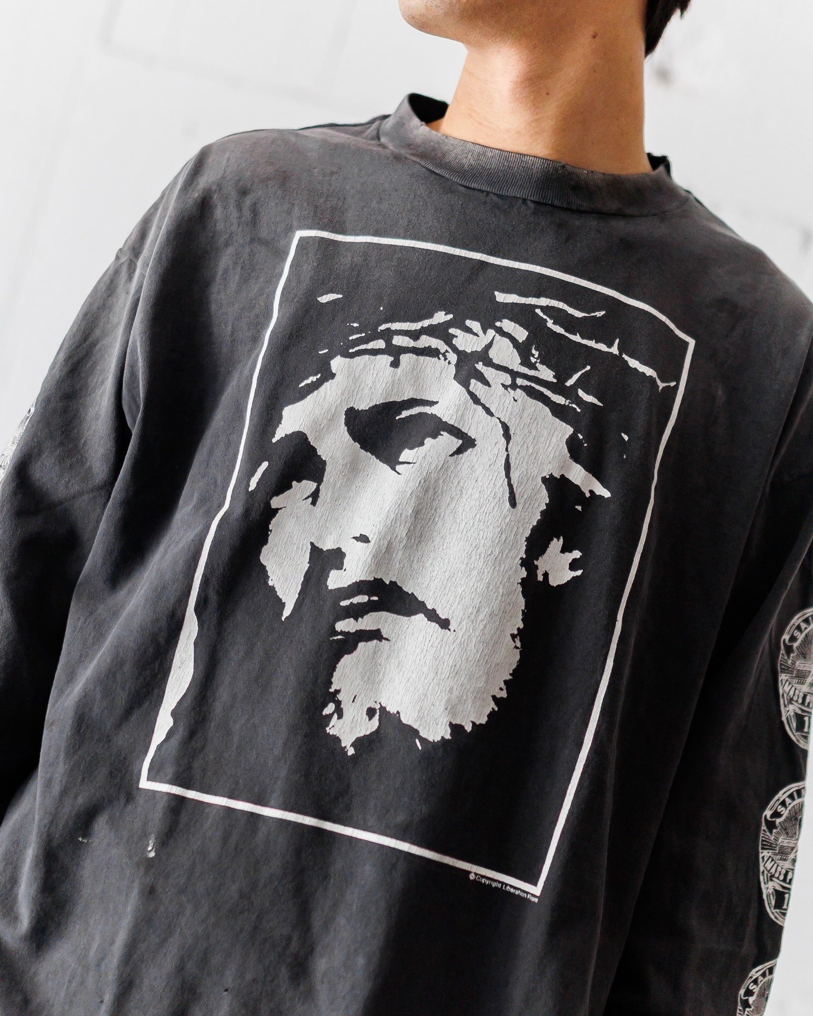 SAINT M×××××× - セントマイケル25SS LOVE SAINT LS TEE(SM-HR8-0000