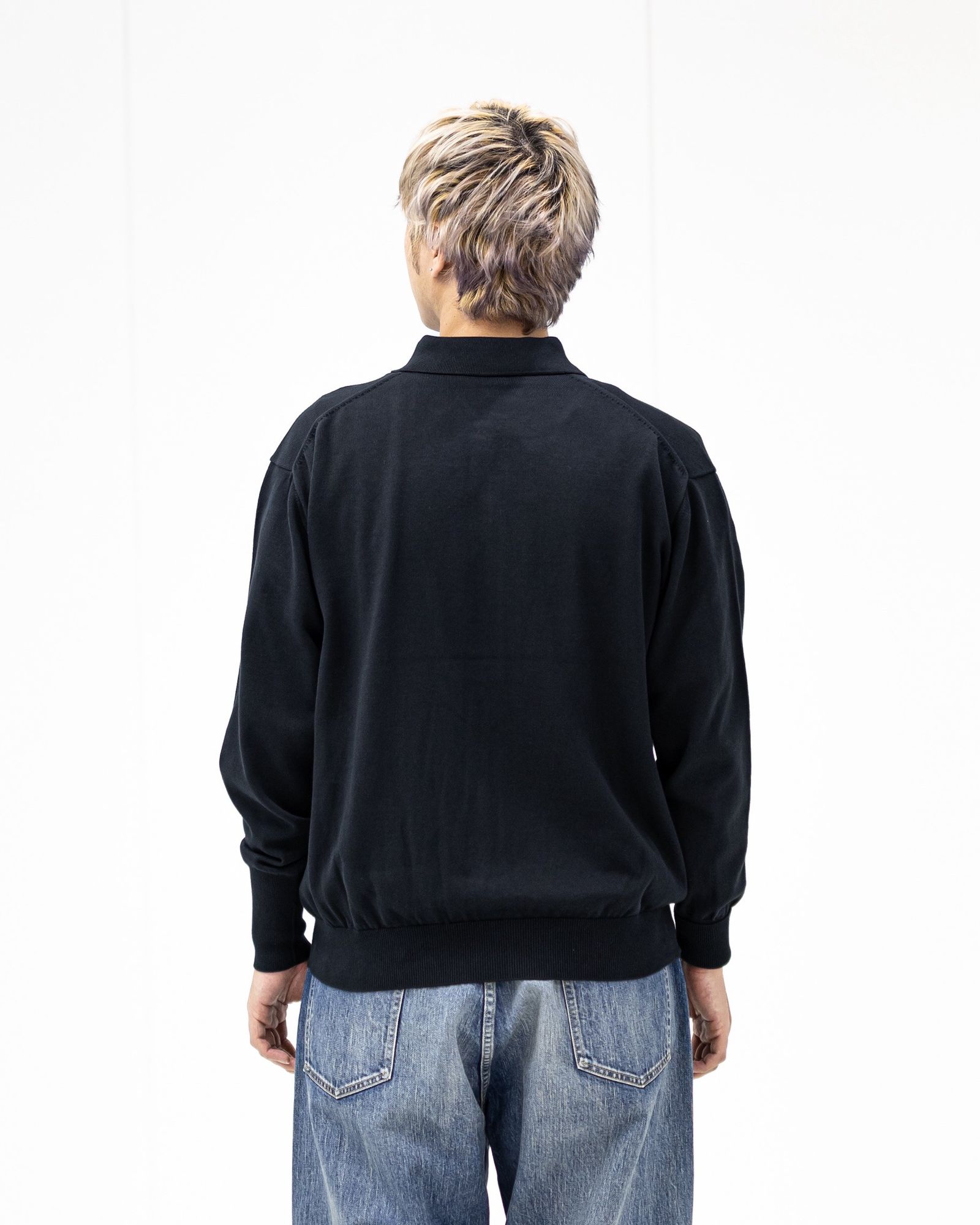 A.PRESSE Cotton Knit Polo Collar Cardigan 2月7日(土)新作発売