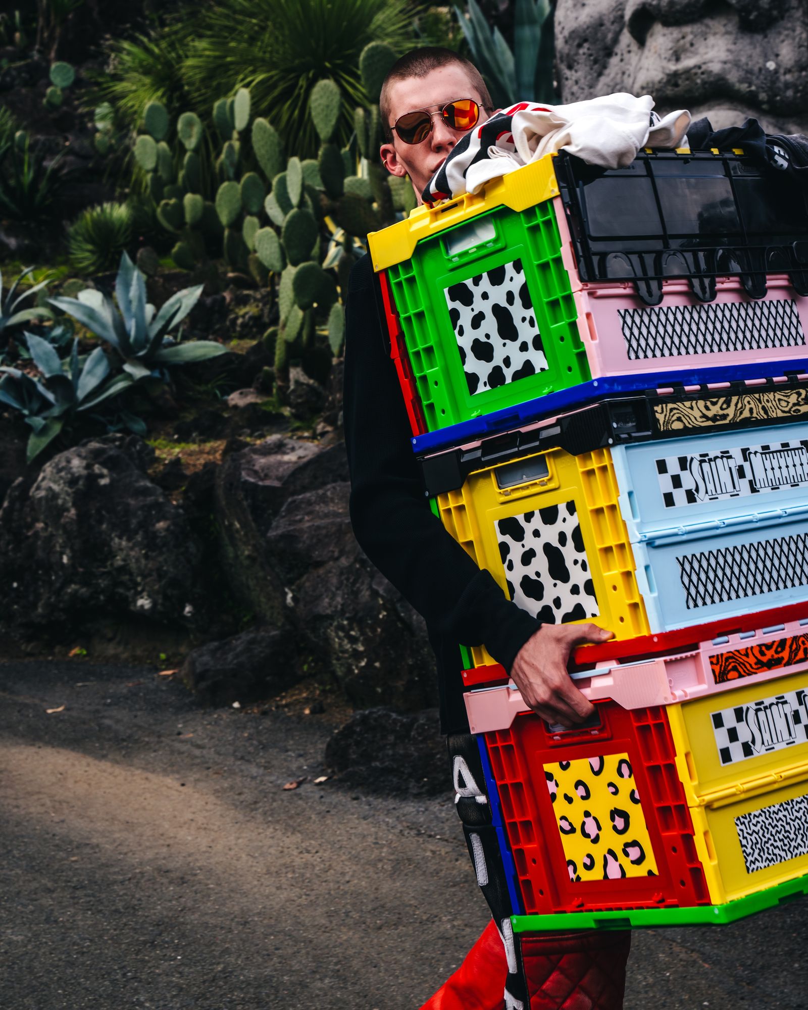 SAINT M×××××× - セントマイケル 1unit BOX(SM-HR8-0000-085)BLUE☆再