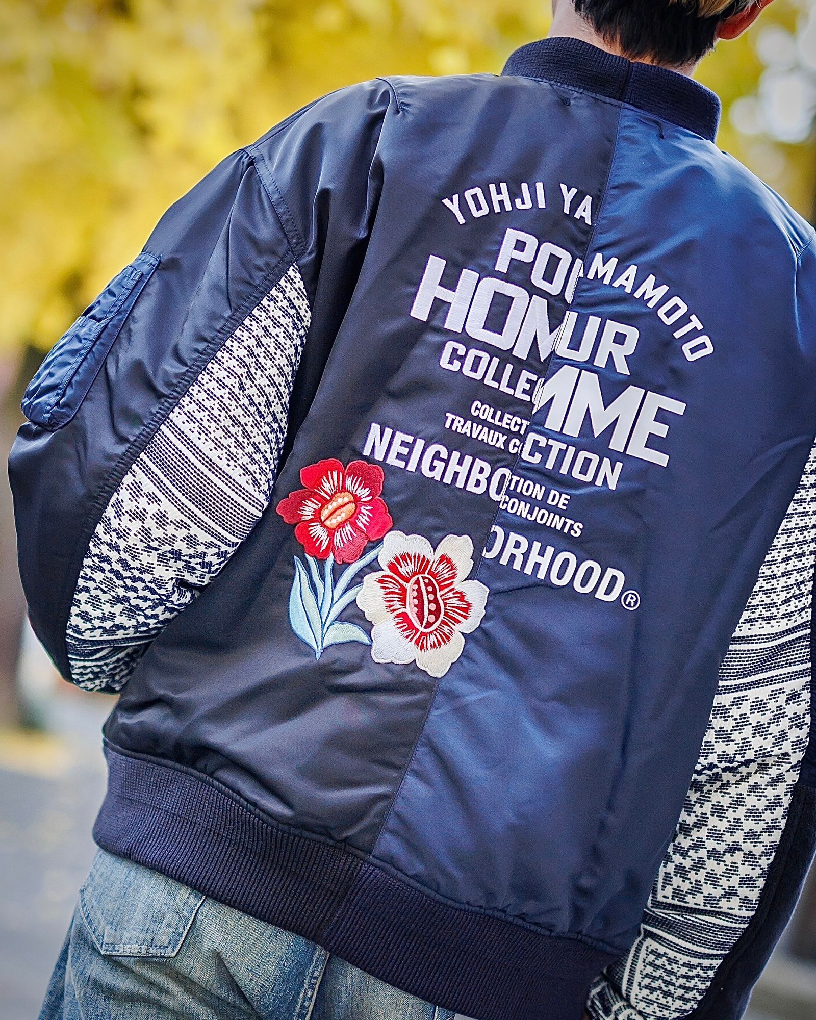 yohji yamamoto x NEIGHBORHOOD MA-1 JACKET スタイル | 5856 | MARK