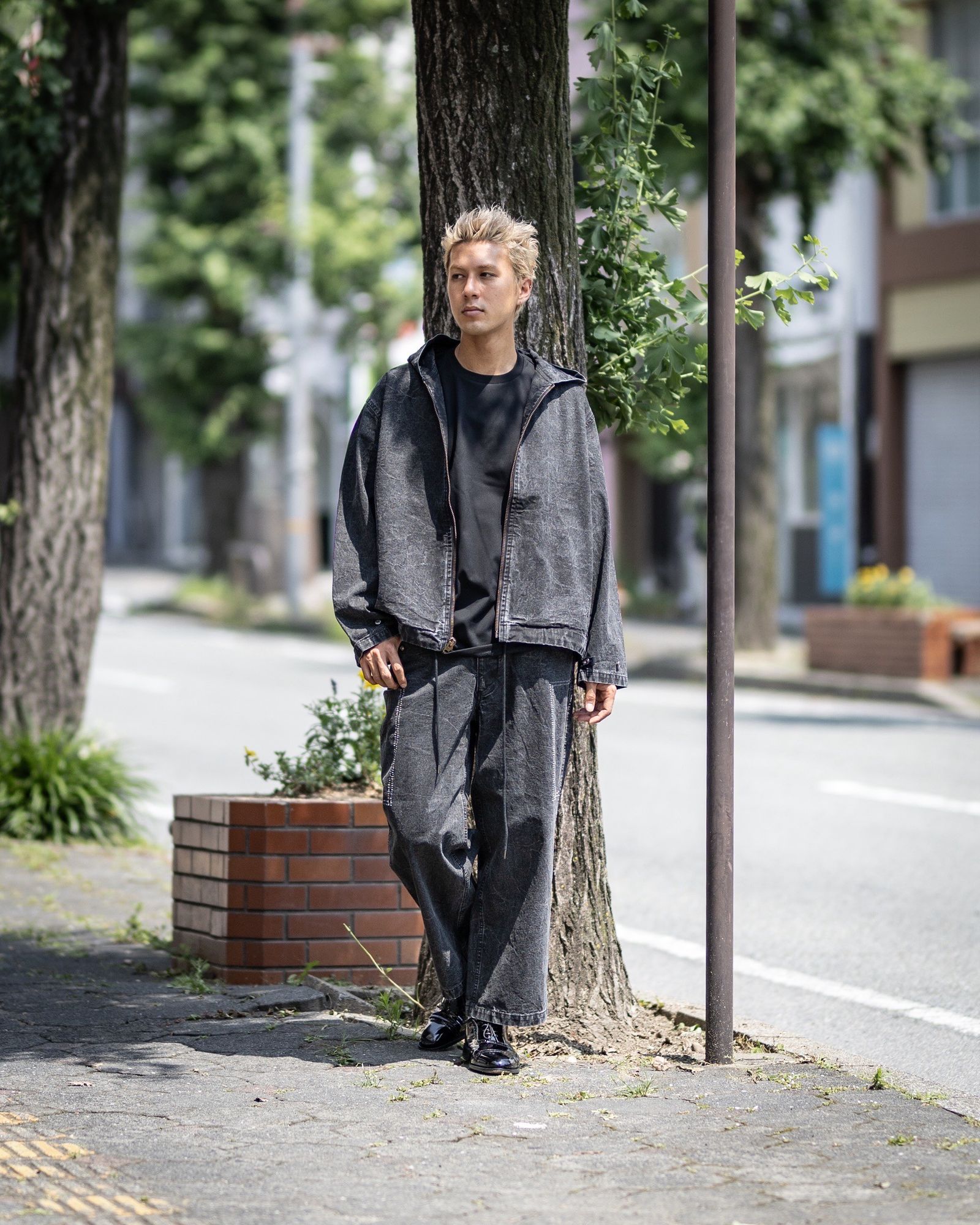 A.PRESSE - アプレッセ 2025 STYLE2 Vintage US Navy Zip Hoodie