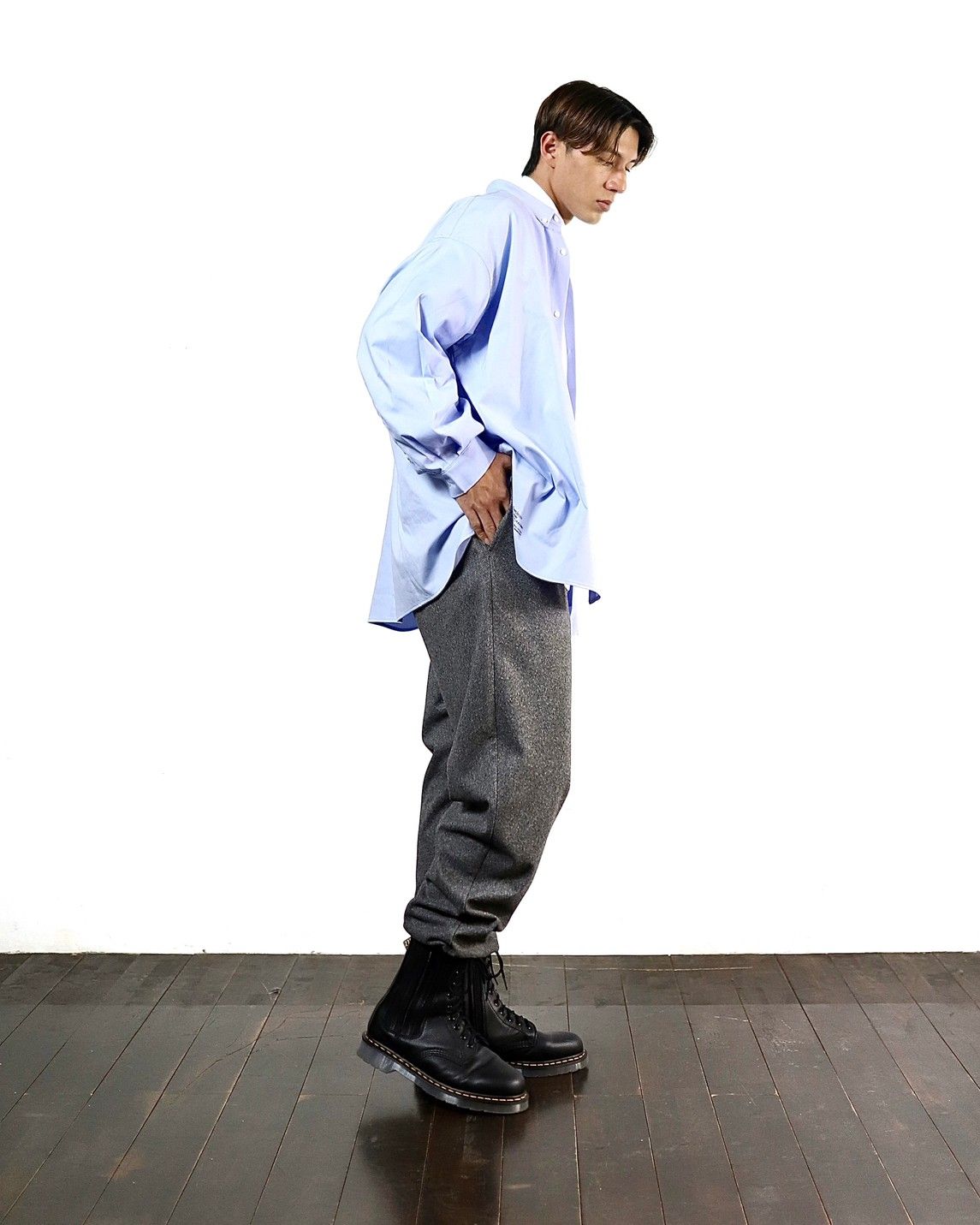 FreshService - フレッシュサービス DRY OXFORD CORPORATE L/S B.D.