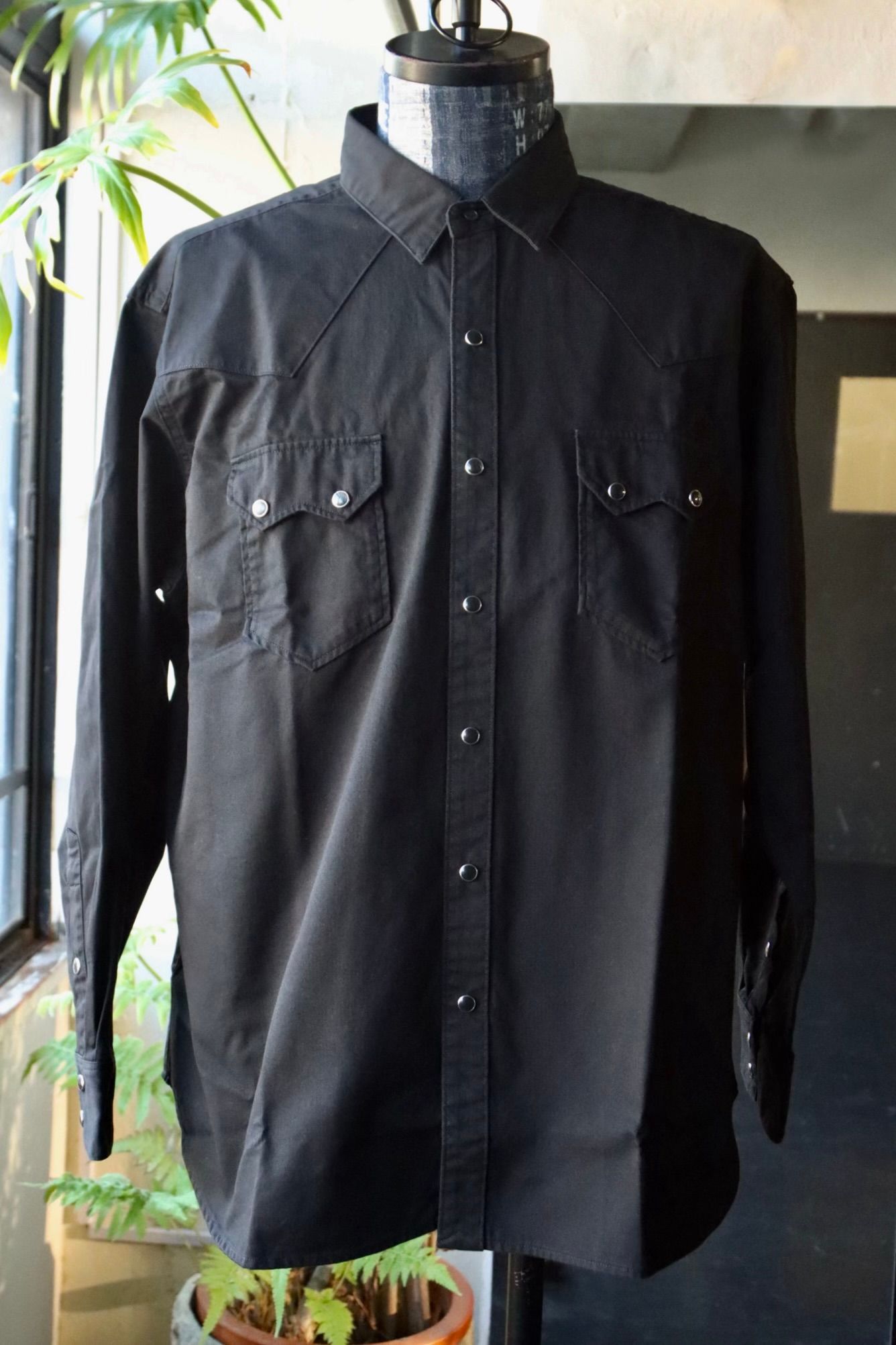 FOUNDOUR - ファウンダ 25SS WESTERN SHIRT(015D251004)BLACK | MARK