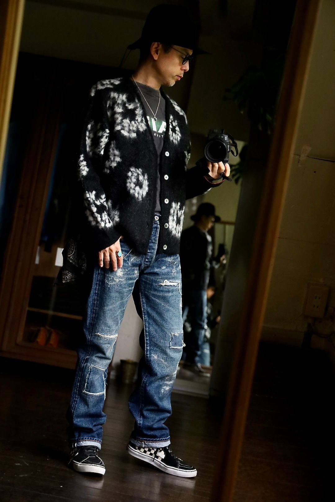 SAINT M×××××× - セントマイケル デニムティアーズコラボ DT_MH