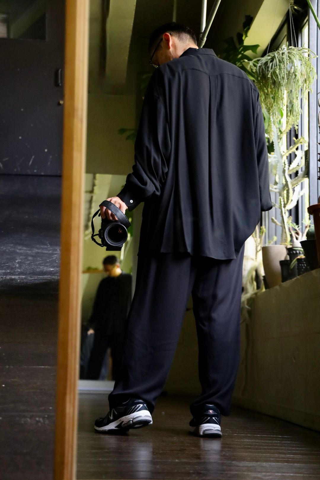 Graphpaper - グラフペーパー SIDOGRAS Twill Viscose Oversized