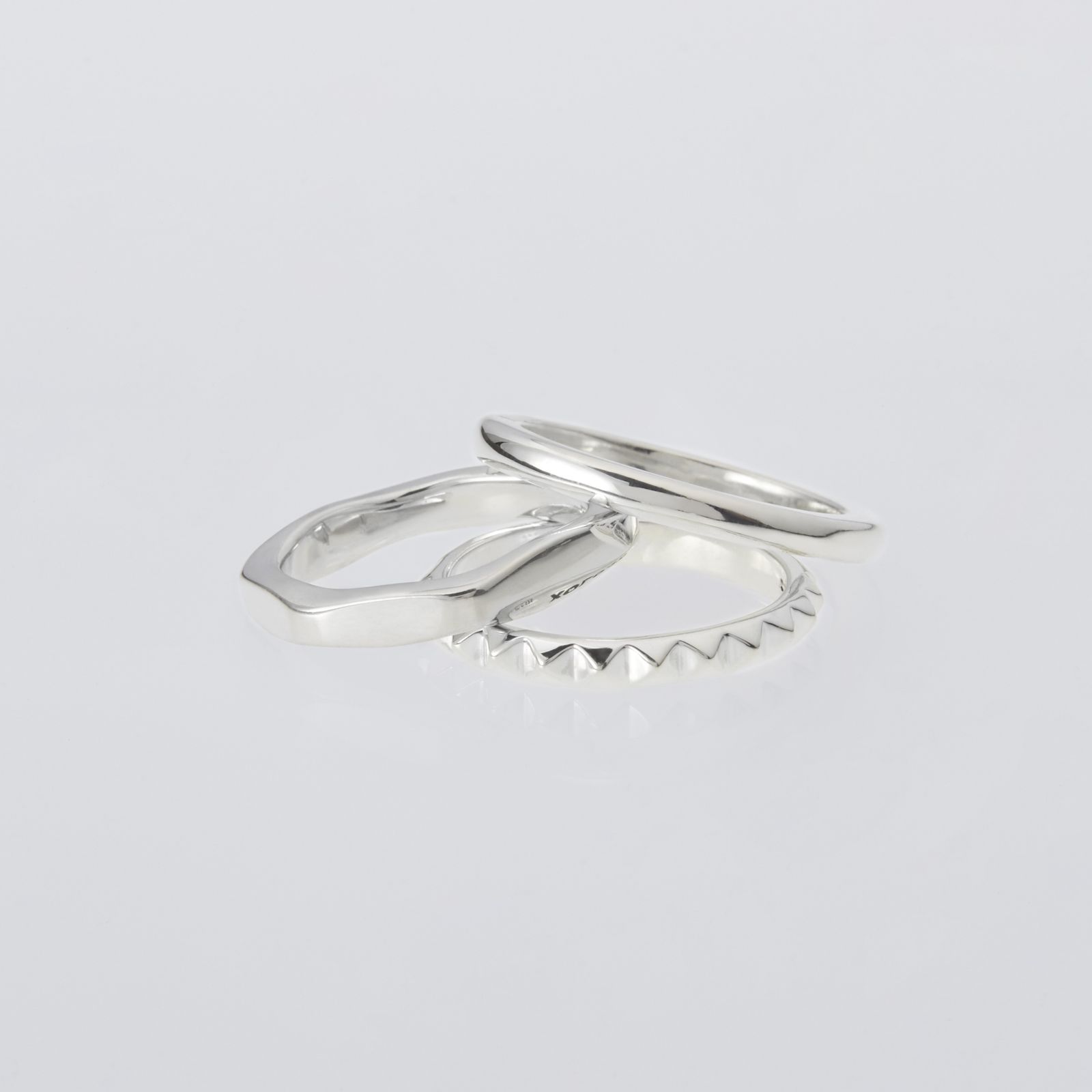 XOLO - XOLO JEWELRY リング / Triple with Spike Ring (XOR096)☆新作