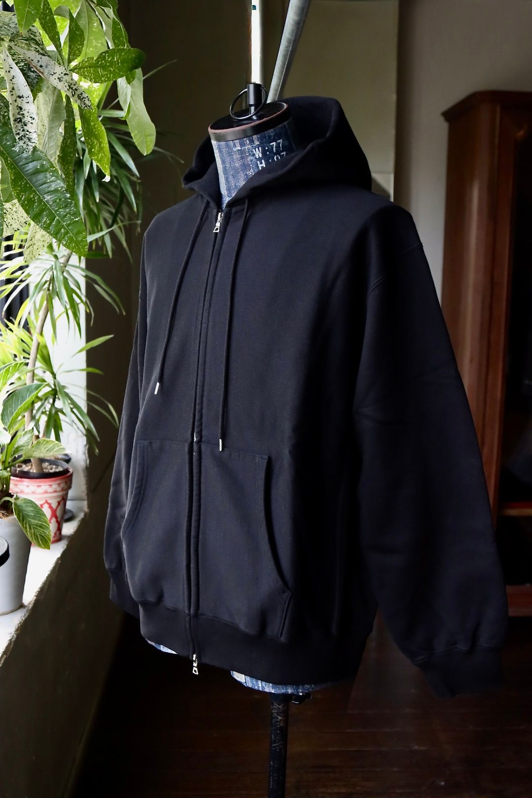 blurhms ROOTSTOCK - ブラームス 25FW ジップアップスウェットフーディ