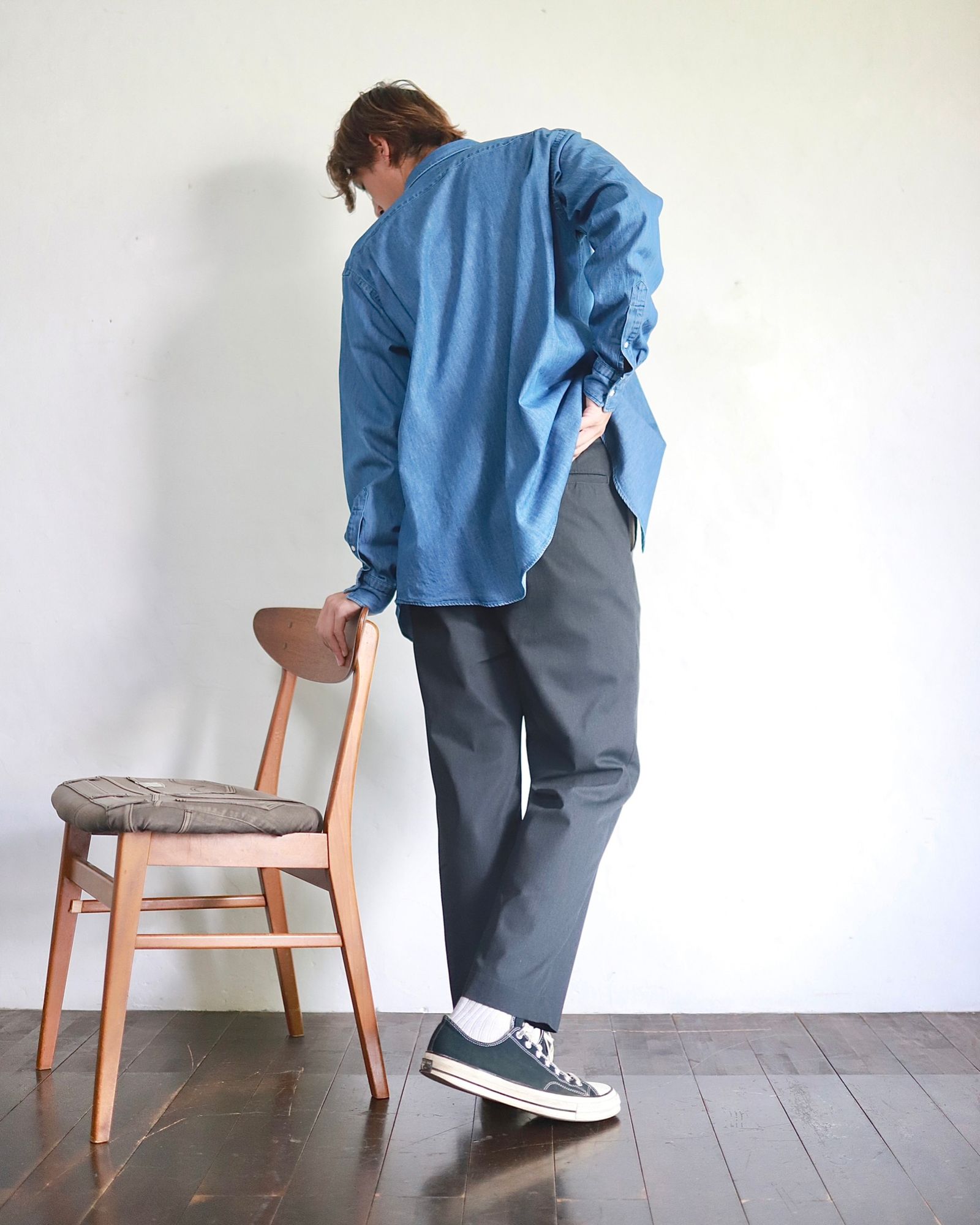 A.PRESSE - アプレッセ Work Chino Trousers (23AAP-04-22M)CHARCOAL