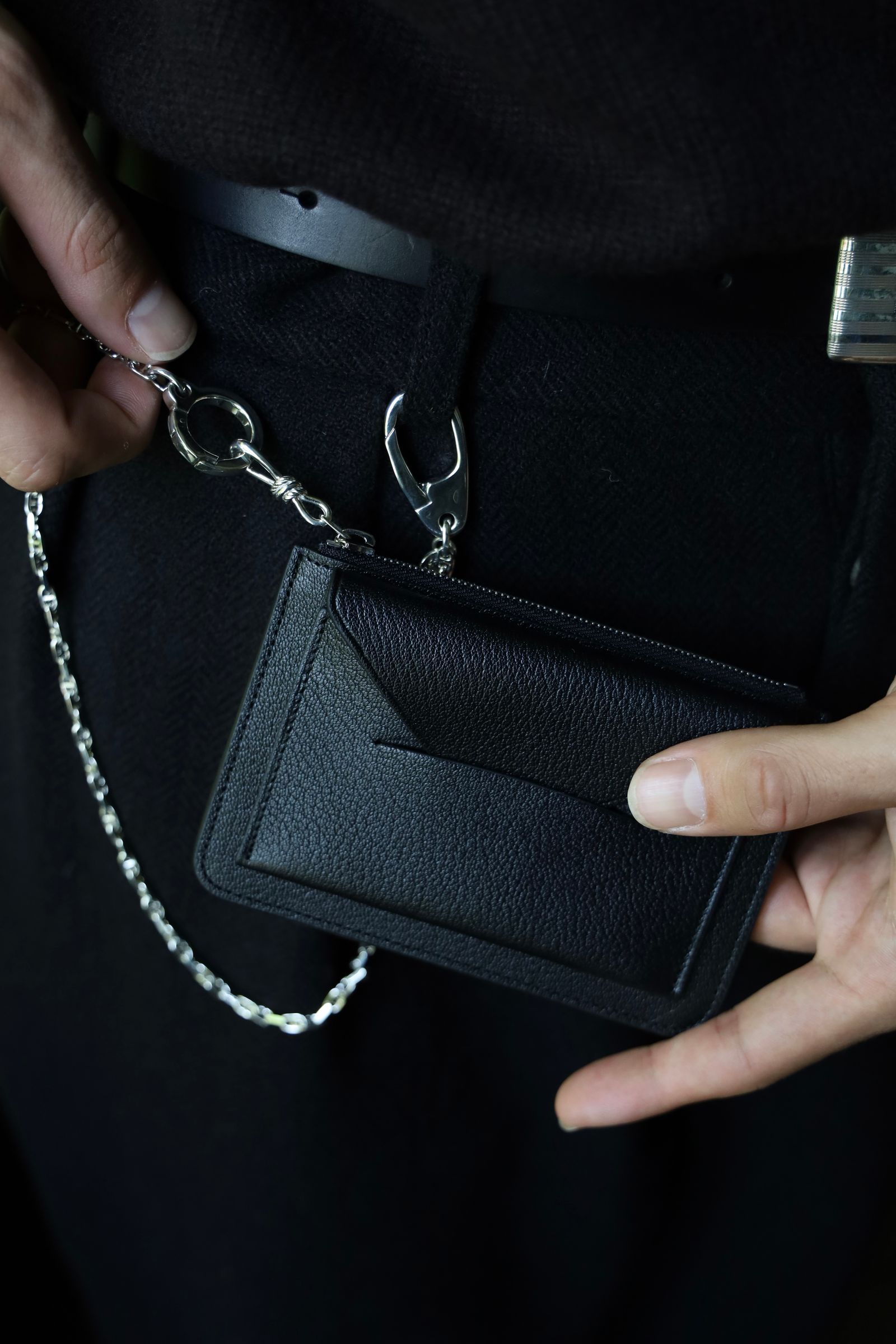 XOLO - XOLO JEWELRY ショロジュエリー / Zip Card Case (XOWC001BLK