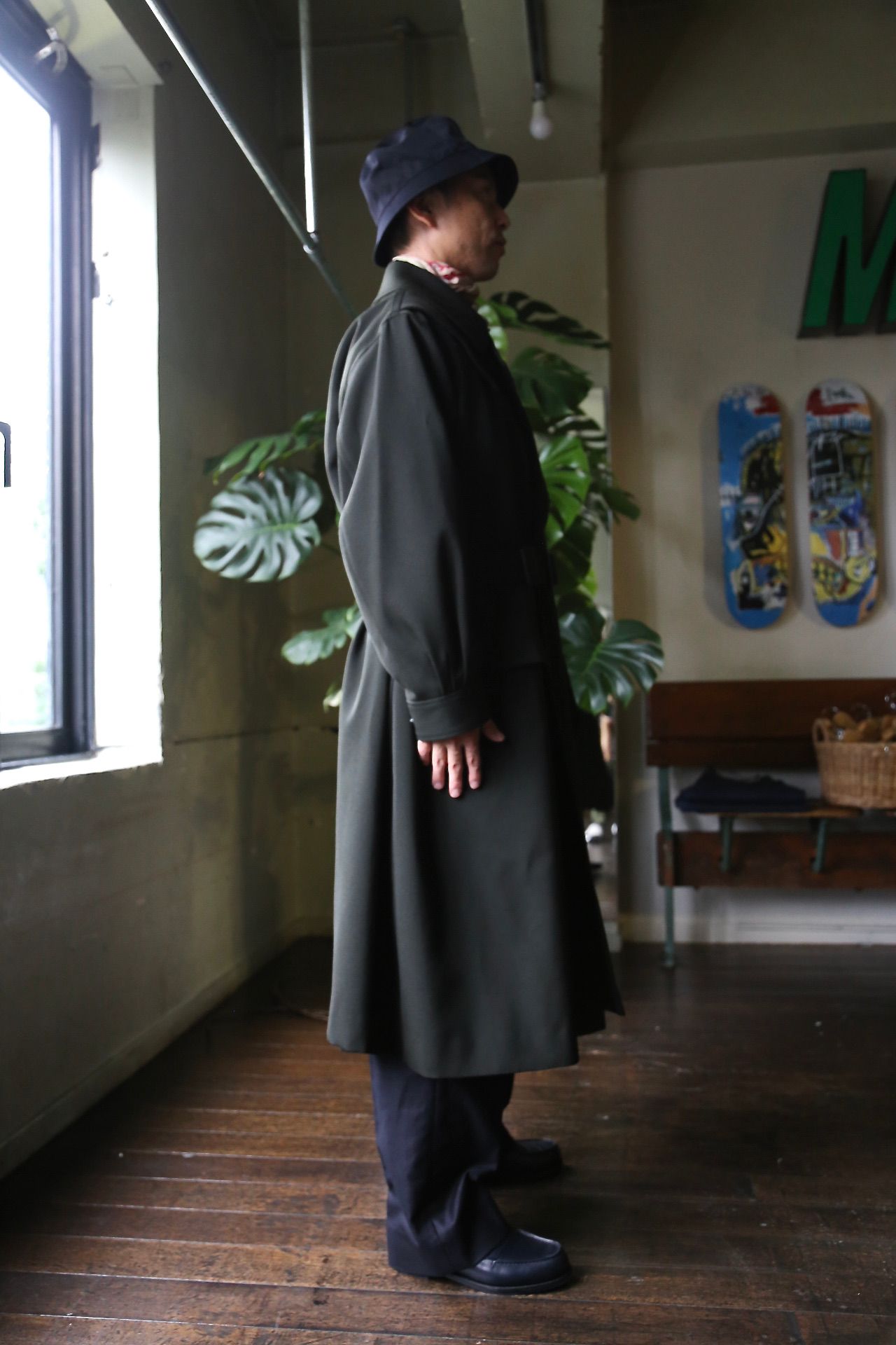 blurhms Wool Surge Motorcycle Coat 