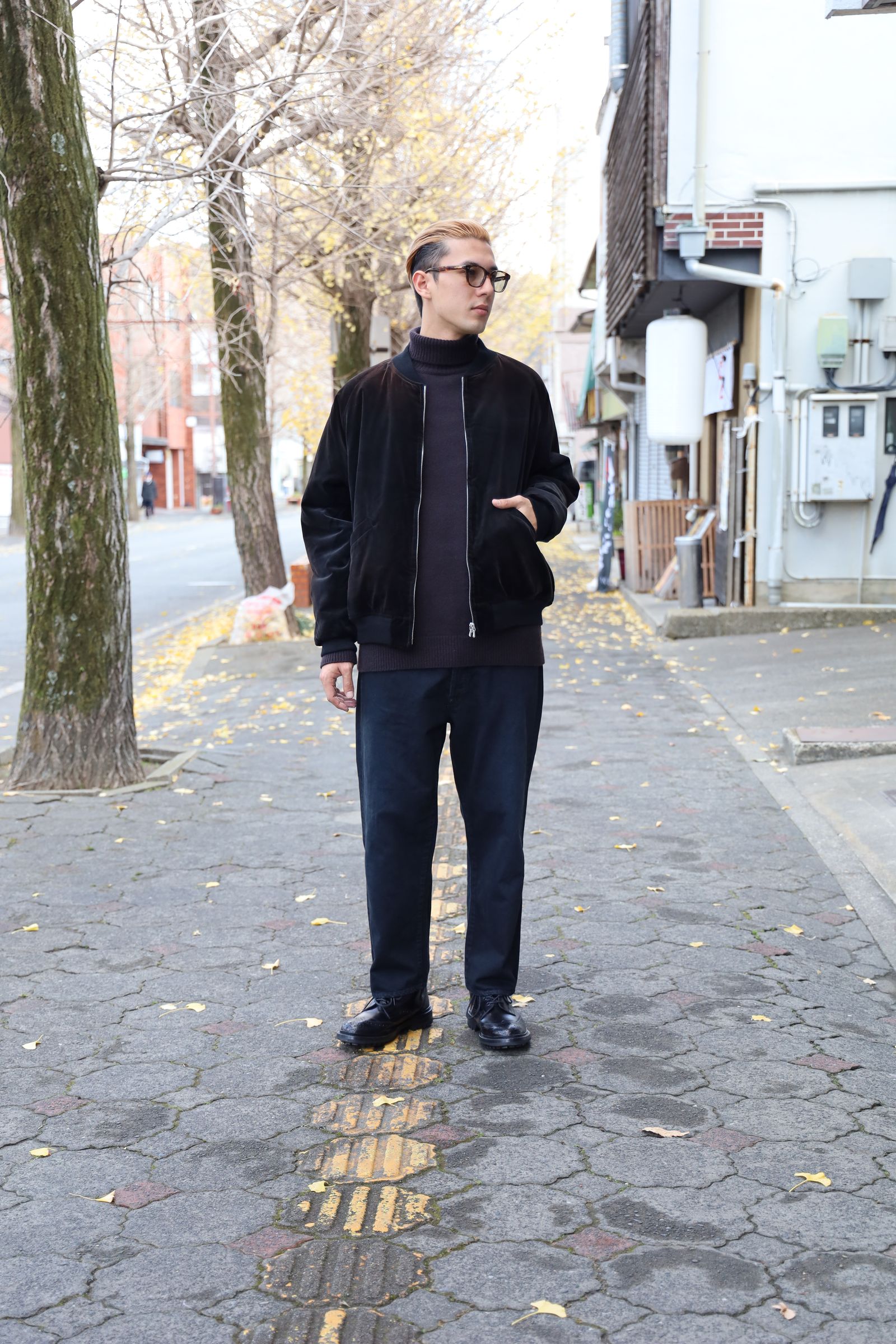 A.PRESSE Vintage US NAVY Souvenir Velour Jacket 再入荷しました