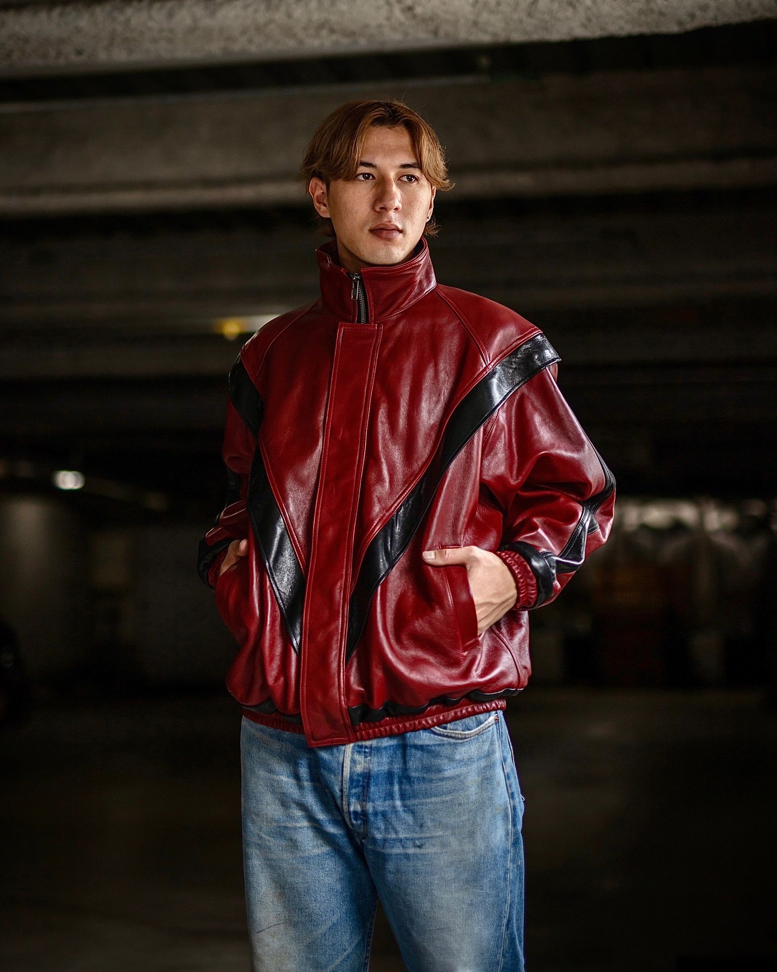 doublet 新作LEATHER TRACK JACKET style | 5013 | MARK