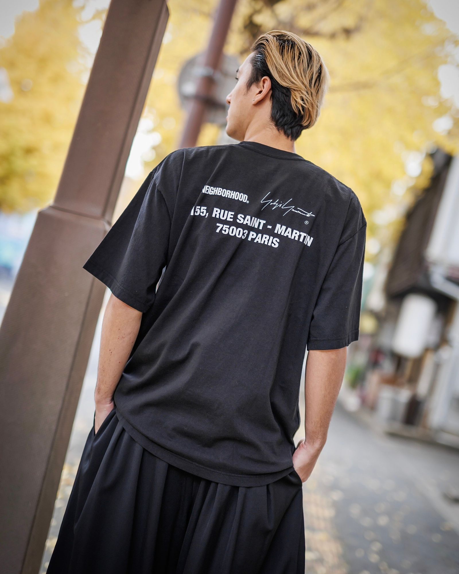 yohji yamamoto - Yohji Yamamoto x NEIGHBORHOOD TEE SS-2(HP-T90-997