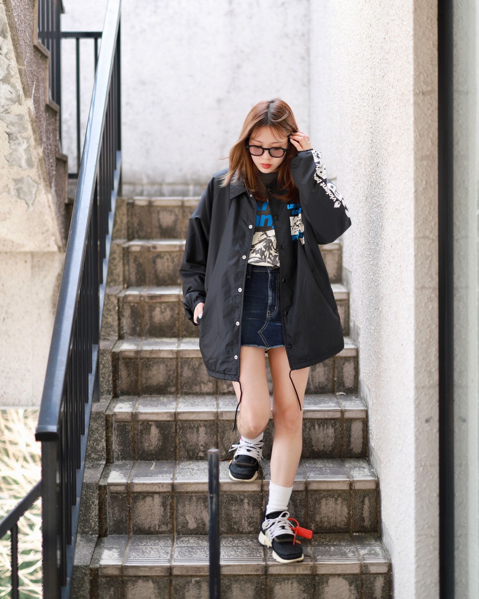 SAINT M×××××× セントマイケル23SS COACH JACKET UNKNOWNスタイル