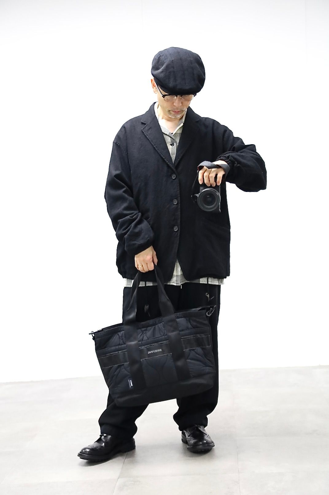 COMME des GARCONS HOMME ウールサージ製品縮絨3Bジャケット2025.10.4