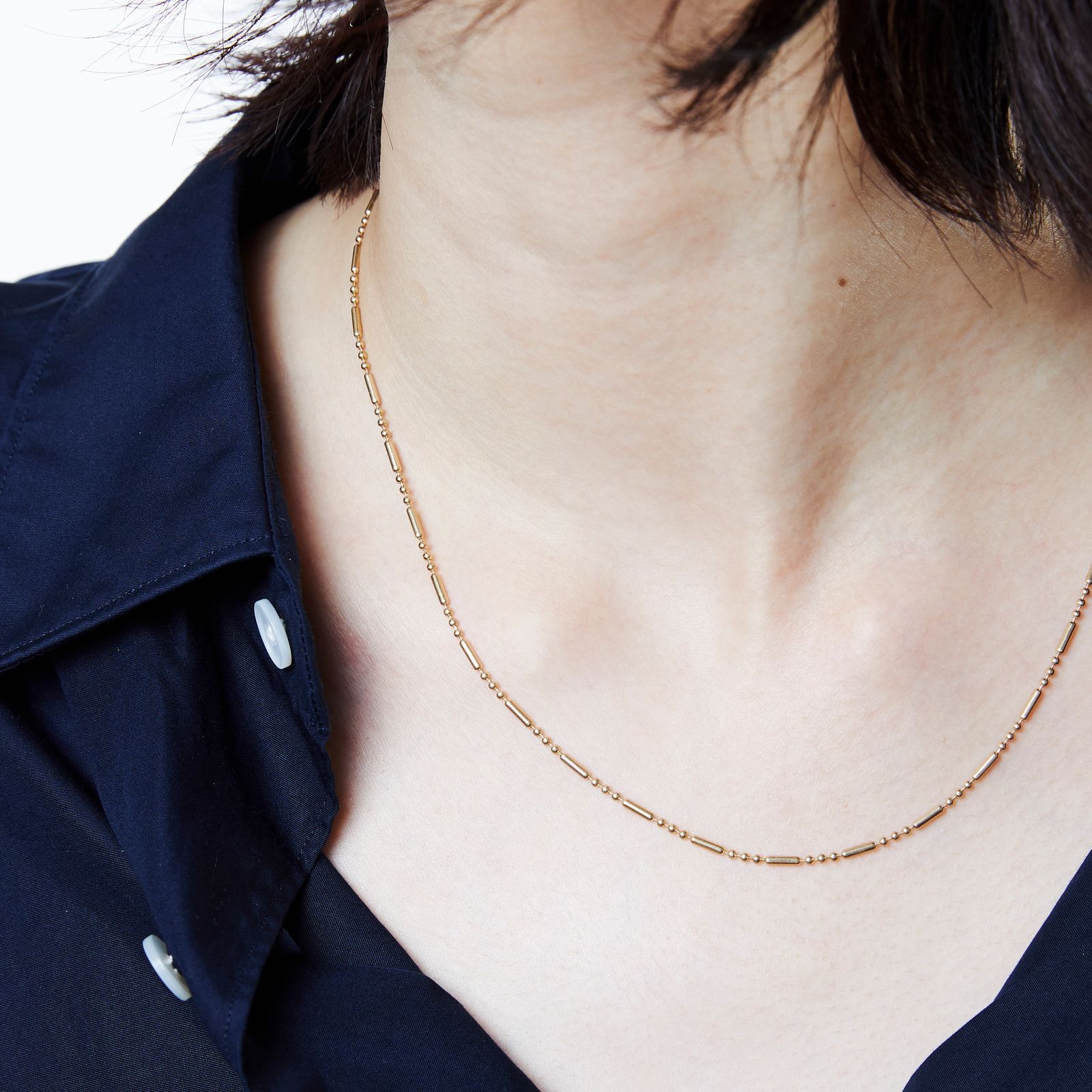 XOLO - XOLO JEWELRY ネックレス / Cylinder Link Necklace(XON41-50G