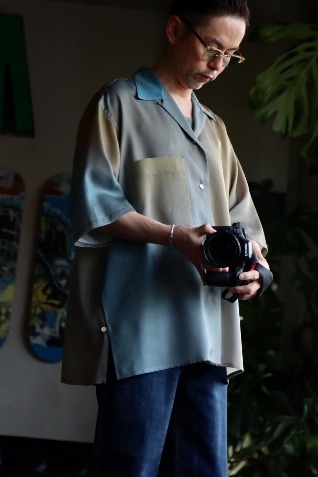 YOKE ヨーク23SSシャツ PRINTED OPEN COLLAR SHIRTスタイル | 3186 | MARK