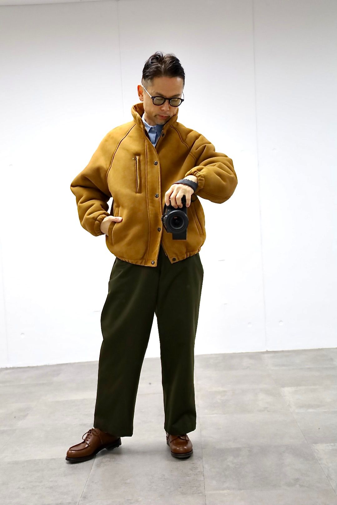 A.PRESSE - アプレッセ 2026 STYLE1 Vintage Mouton Ski Down Jacket