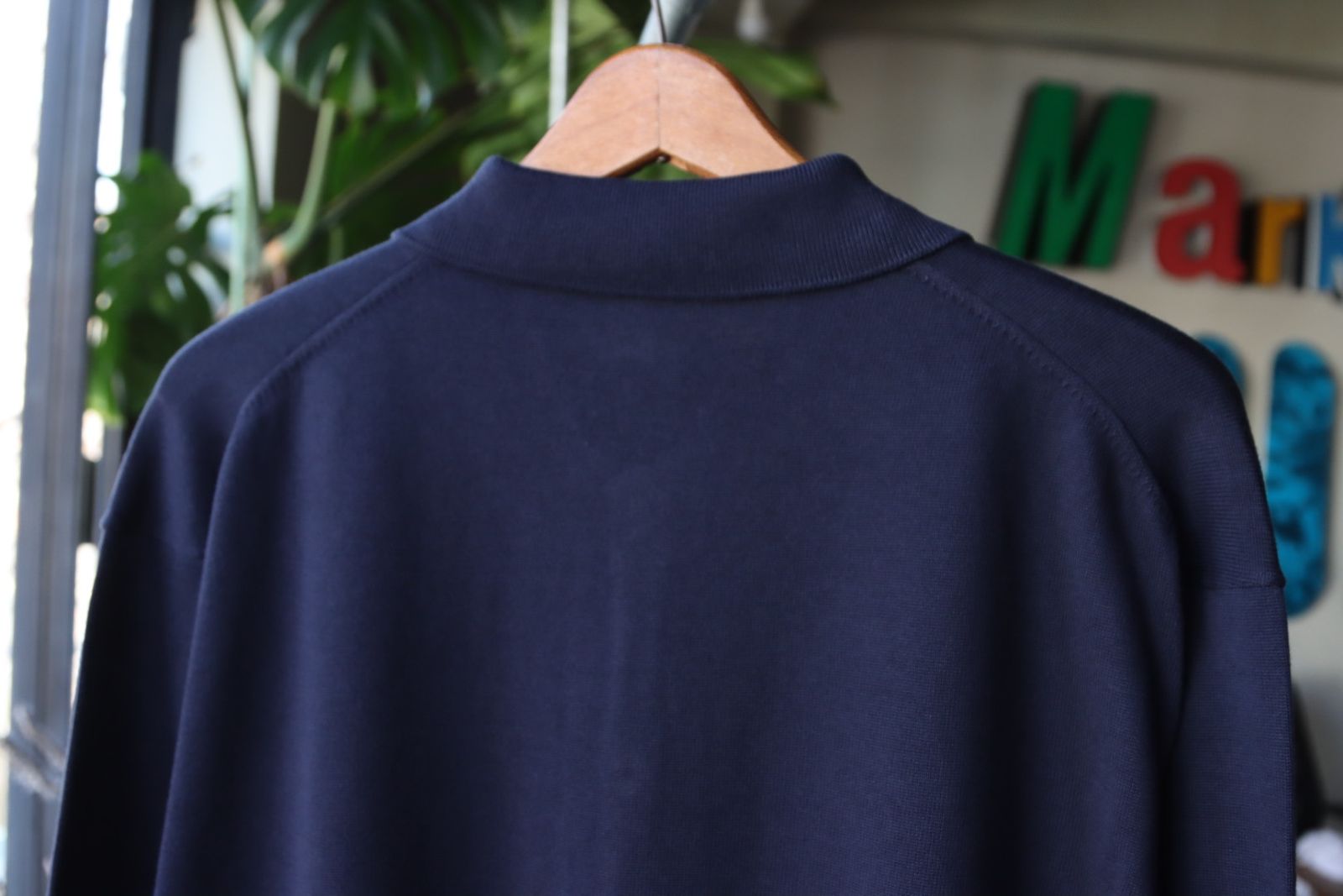 A.PRESSE - アプレッセ23SSカーディガン Cotton Knit Polo Collar